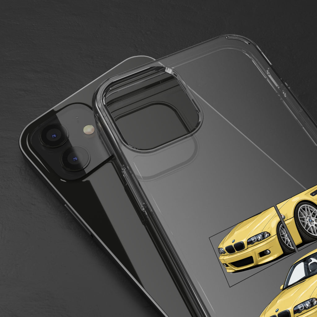 YELLOW BMW E46 PHONE CASES