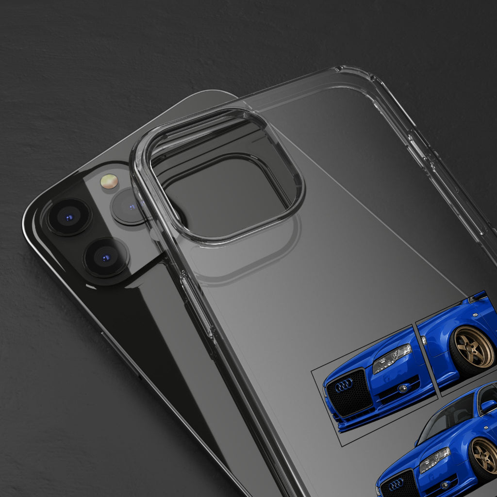 BLUE B7 AUDI A4 PHONE CASES