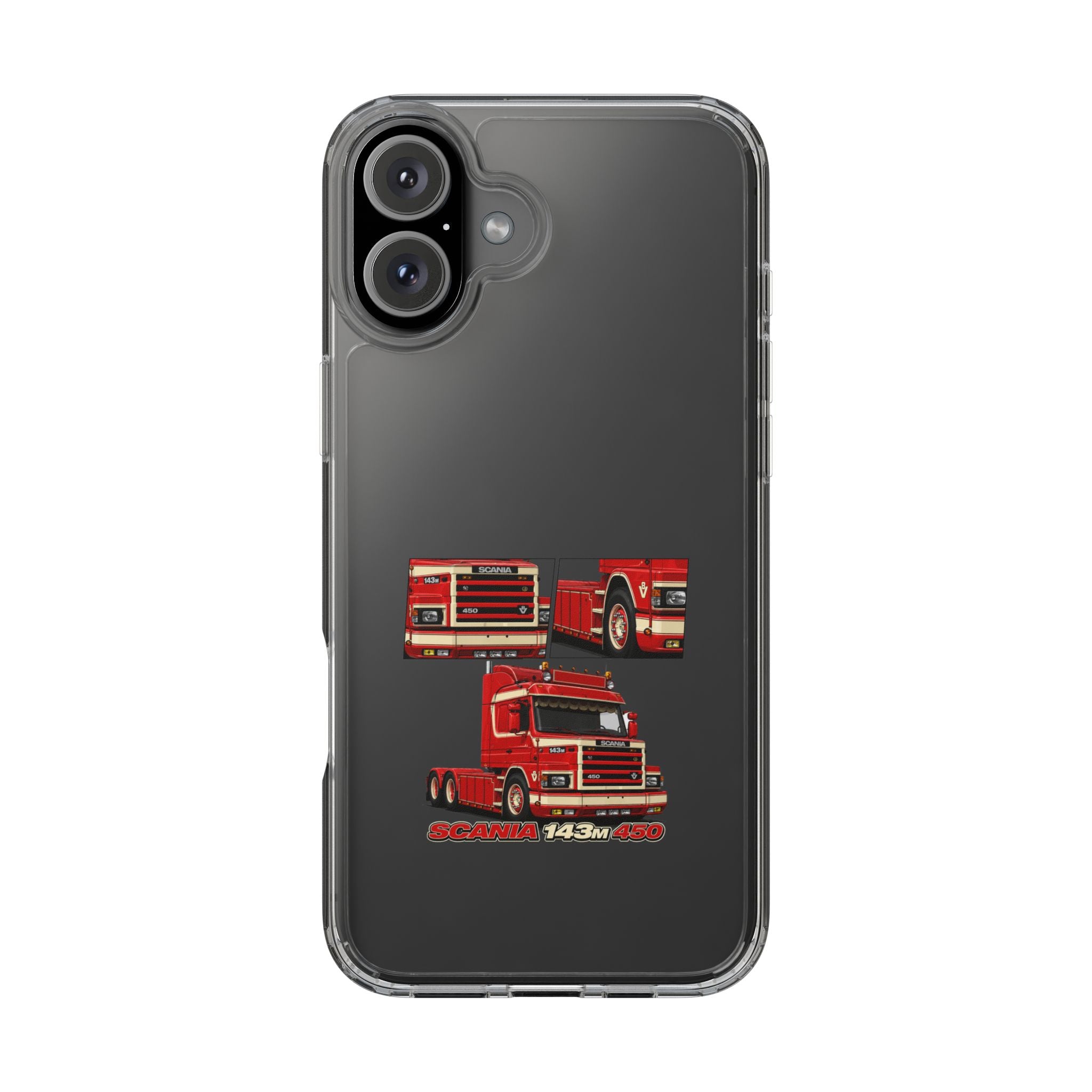RED SCANIA 450 143M PHONE CASES