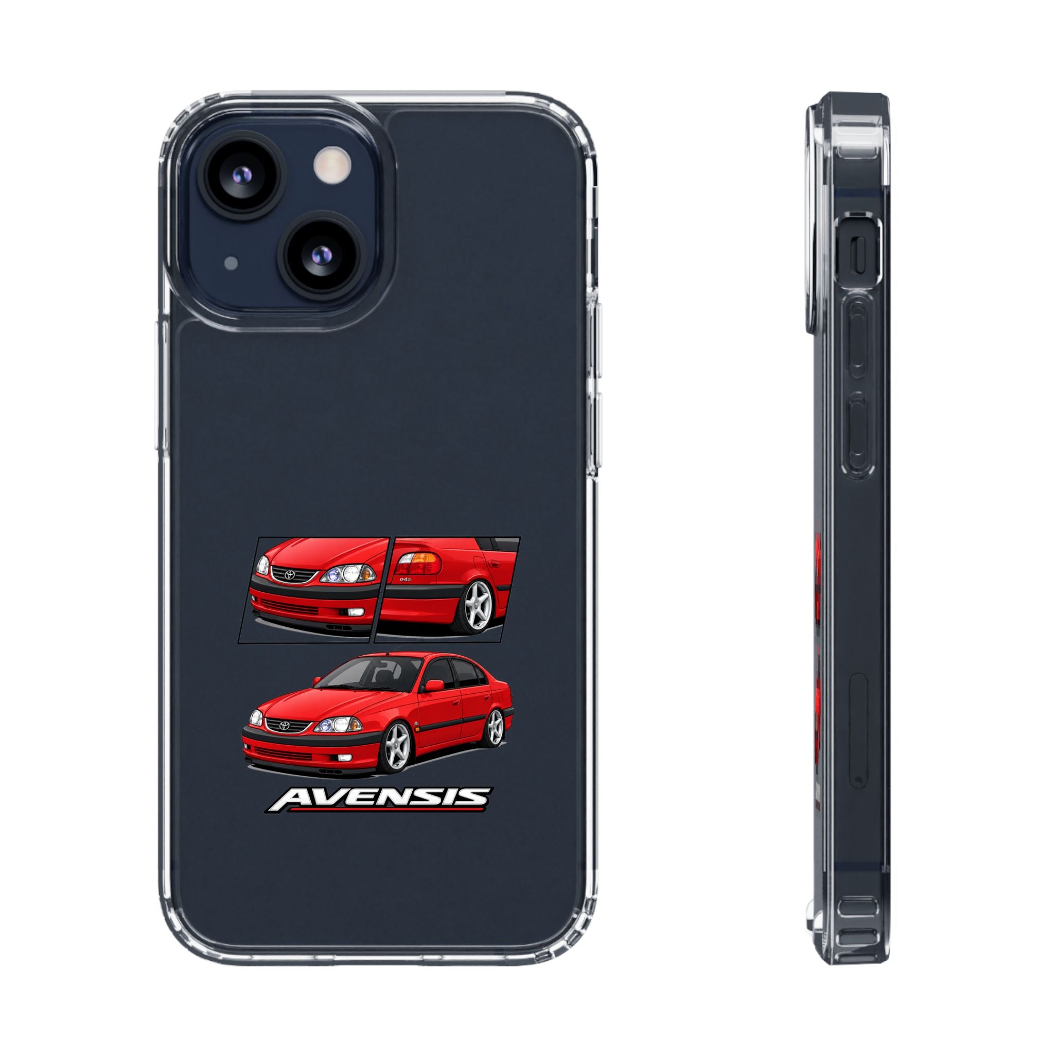 RED TOYOTA AVENSIS PHONE CASES