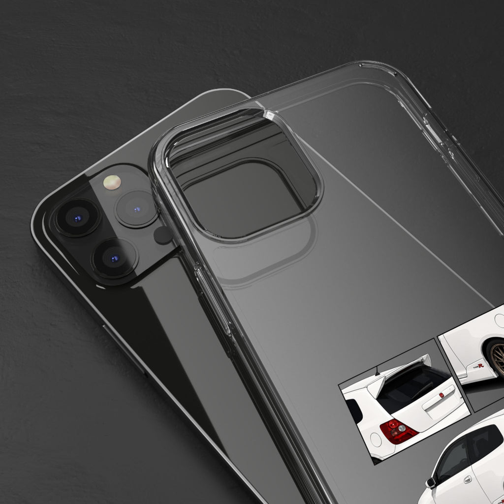 WHITE EP3 TYPE R PHONE CASES