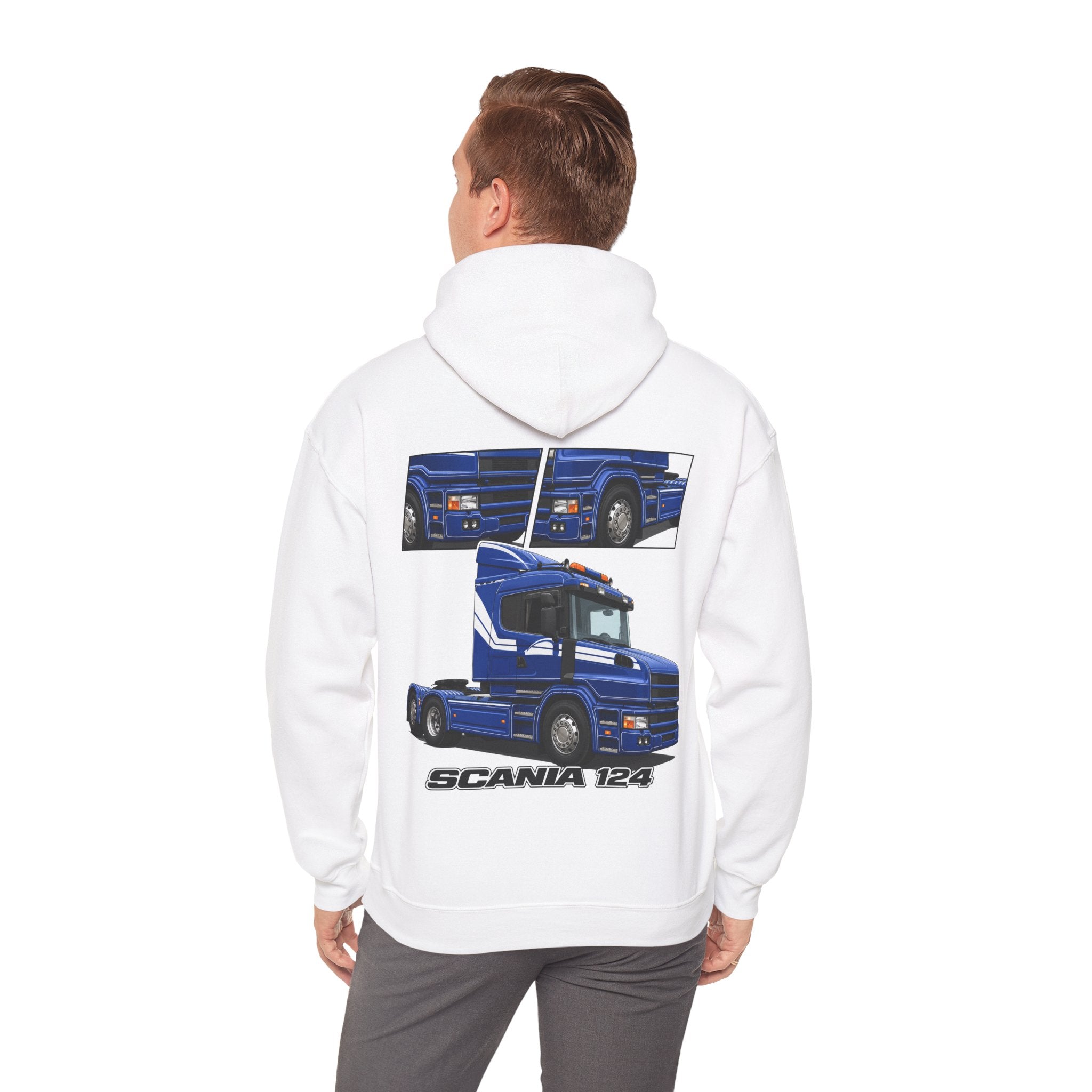 BLUE SCANIA 124 JUMPER