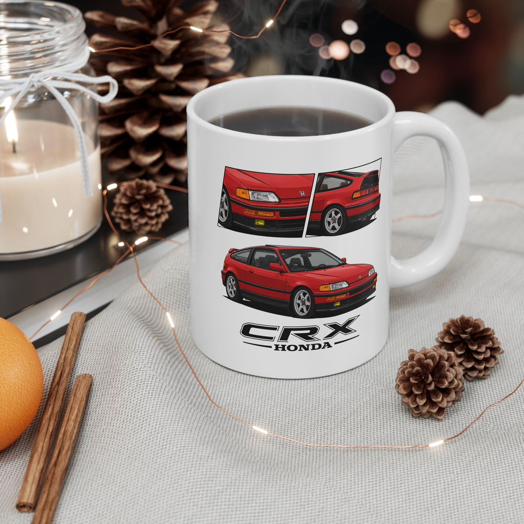 RED HONDA CRX MUG