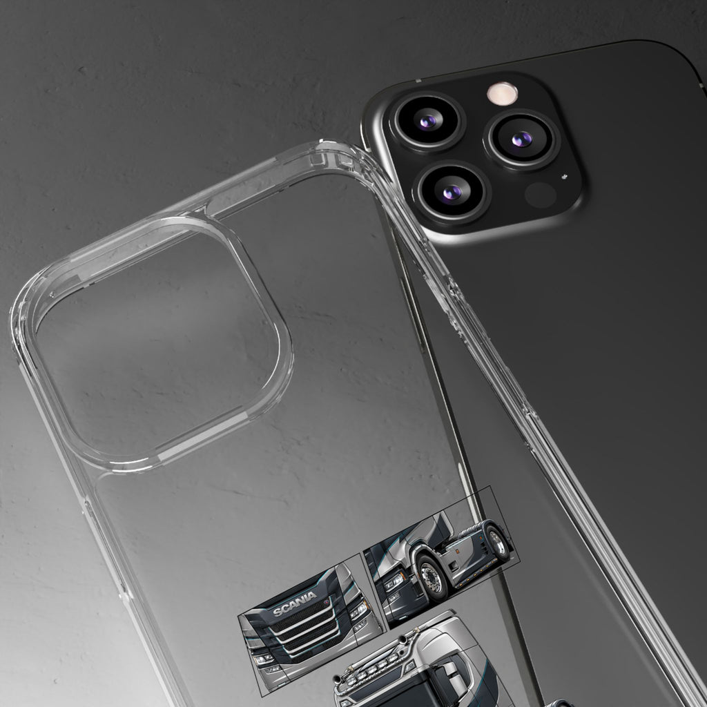 GREY SILVER SCANIA S-SERIES PHONE CASES