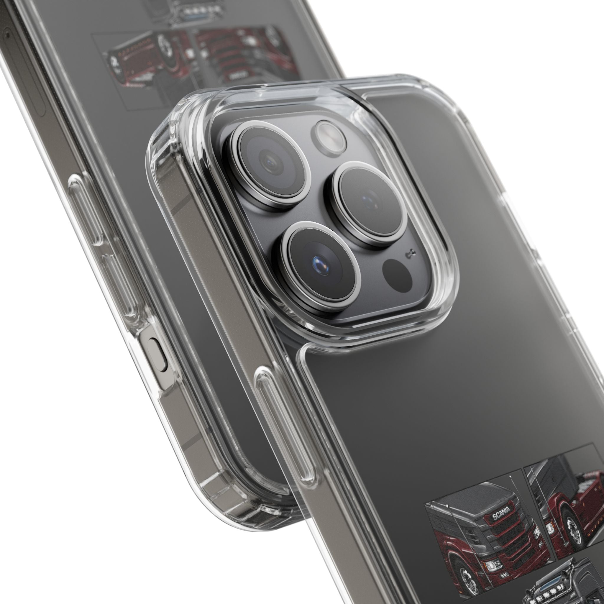 GREYBURGANDY SCANIA T-CAB PHONE CASES
