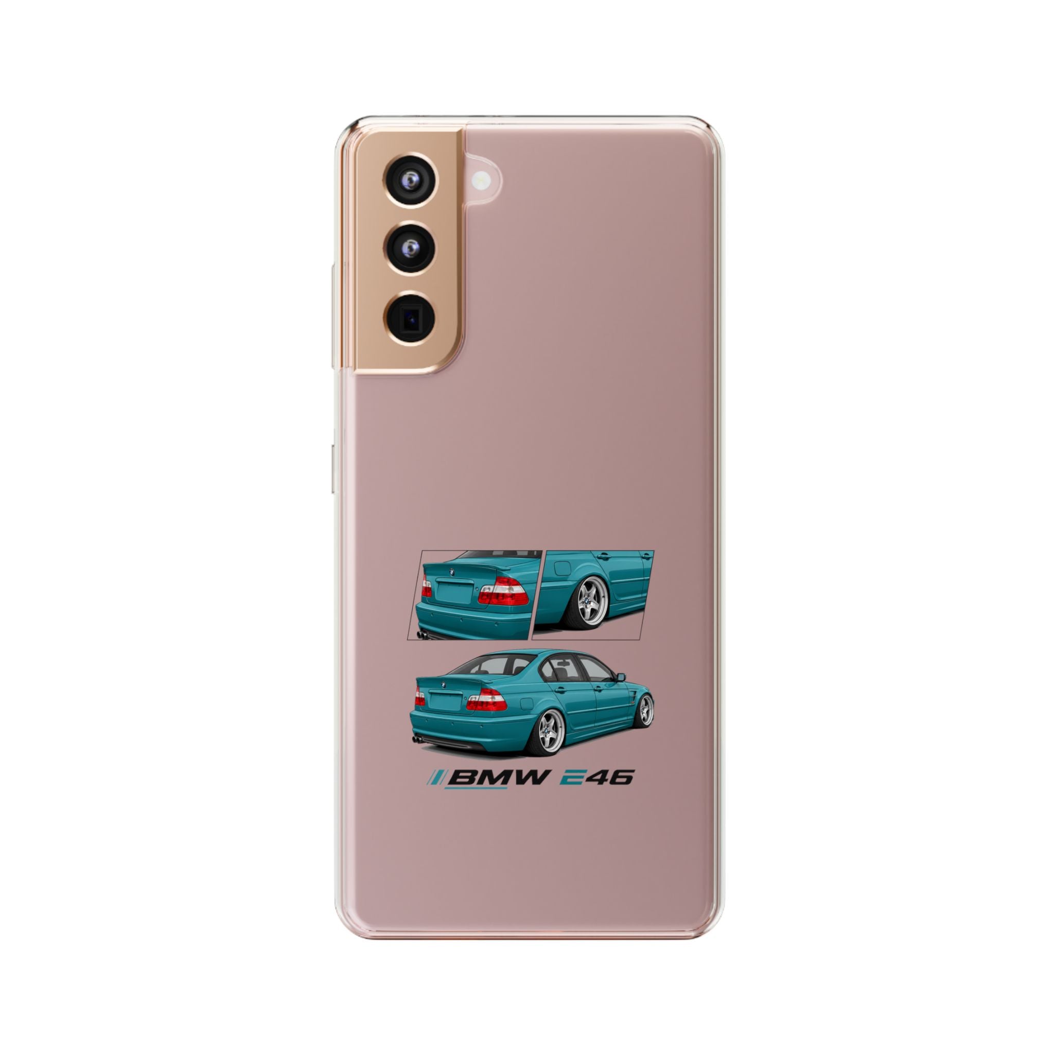 TURQUOISE BMW E46 PHONE CASES