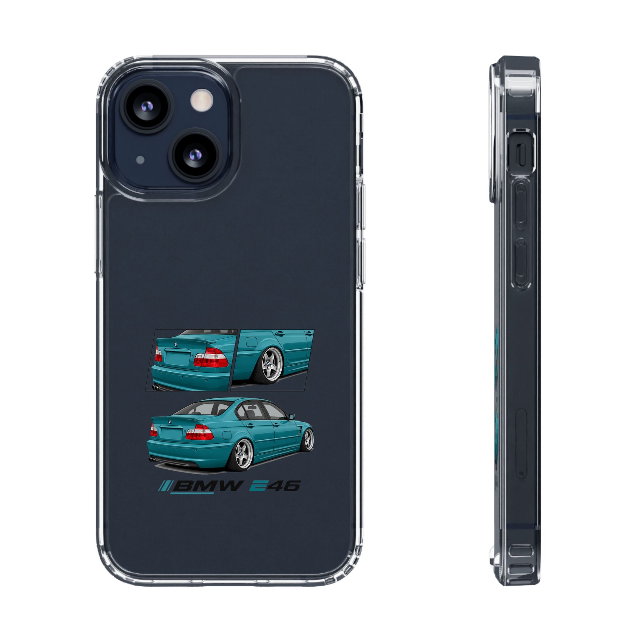 TURQUOISE BMW E46 PHONE CASES