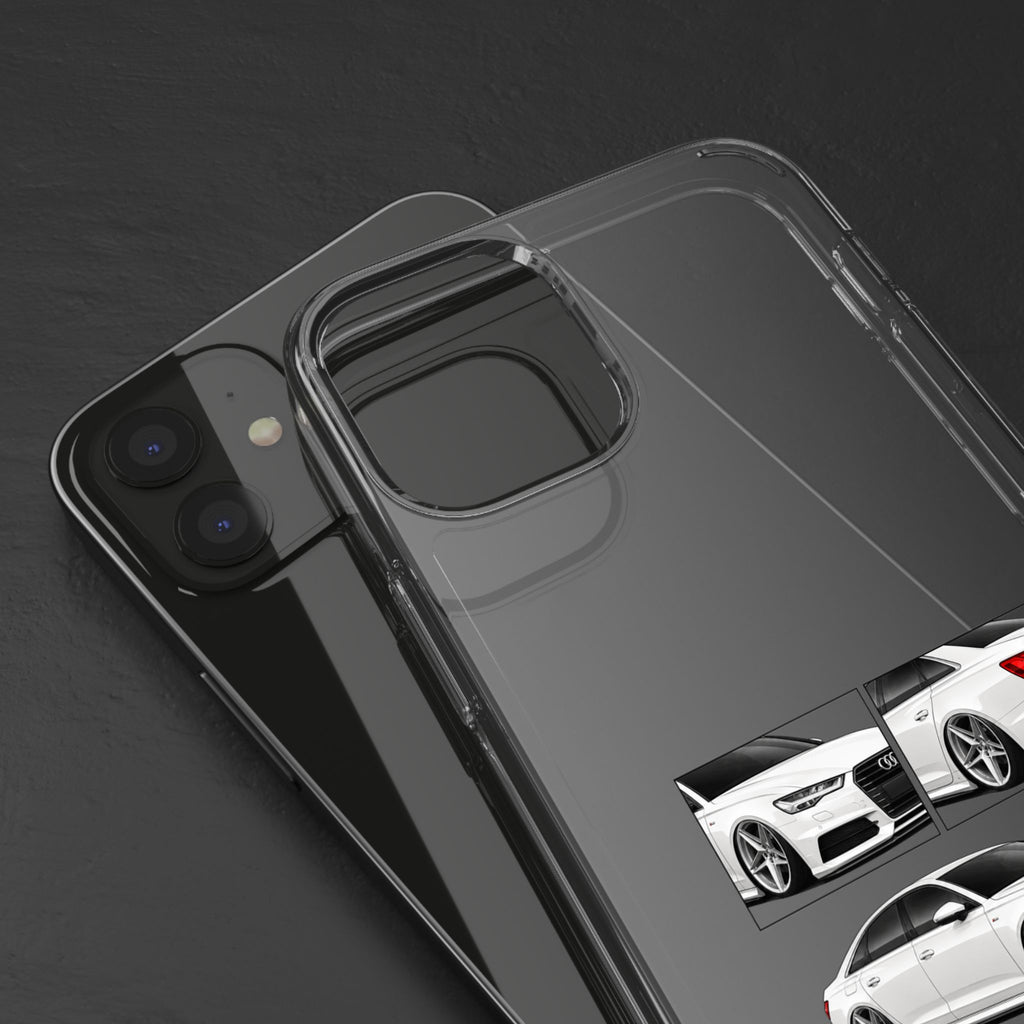 WHITE AUDI A6 PHONE CASES