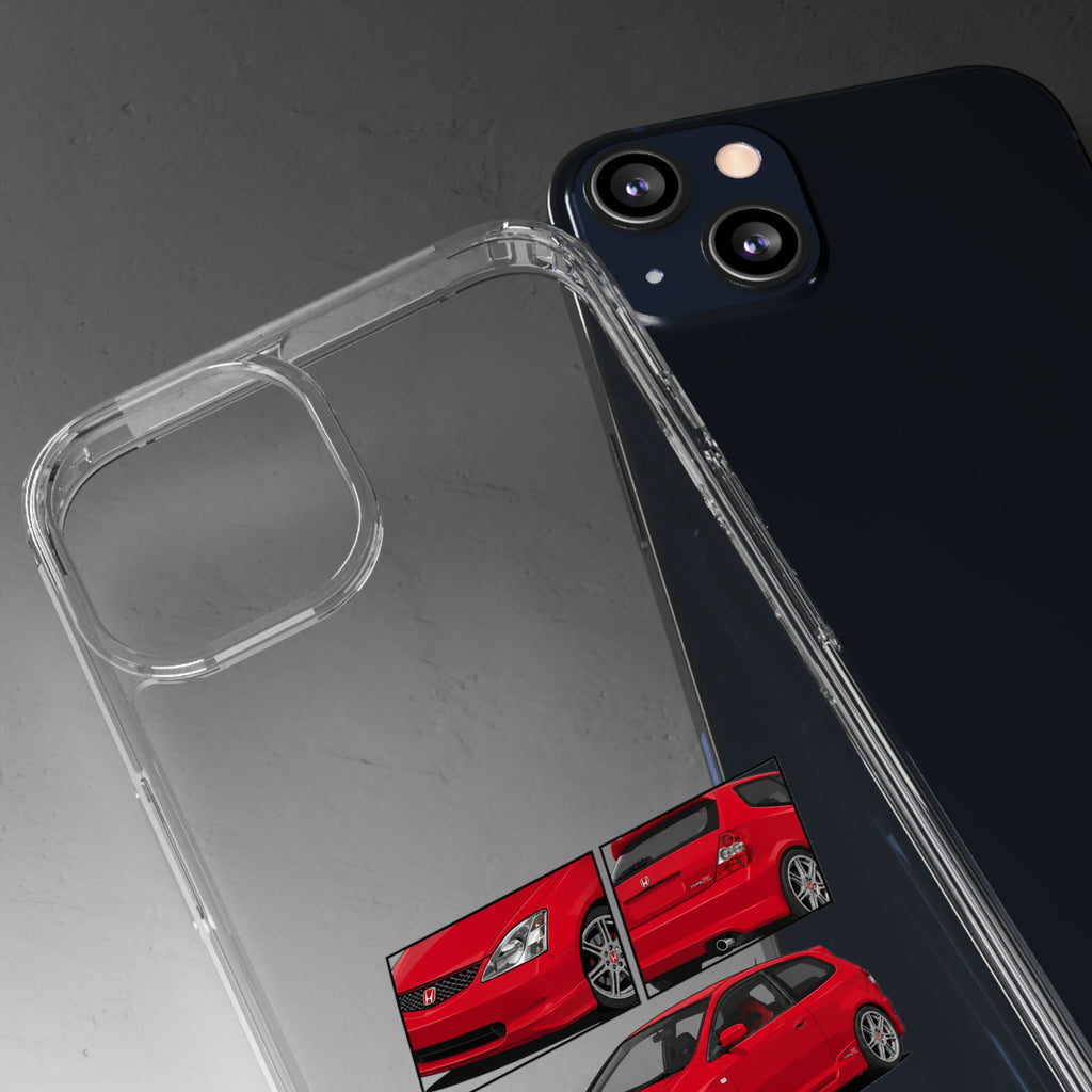 RED CIVIC TYPE R PHONE CASES