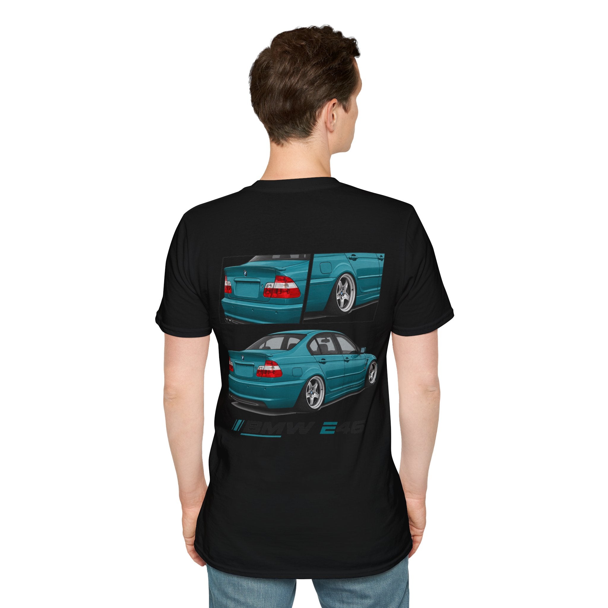 TURQUOISE BMW E46 T-SHIRT