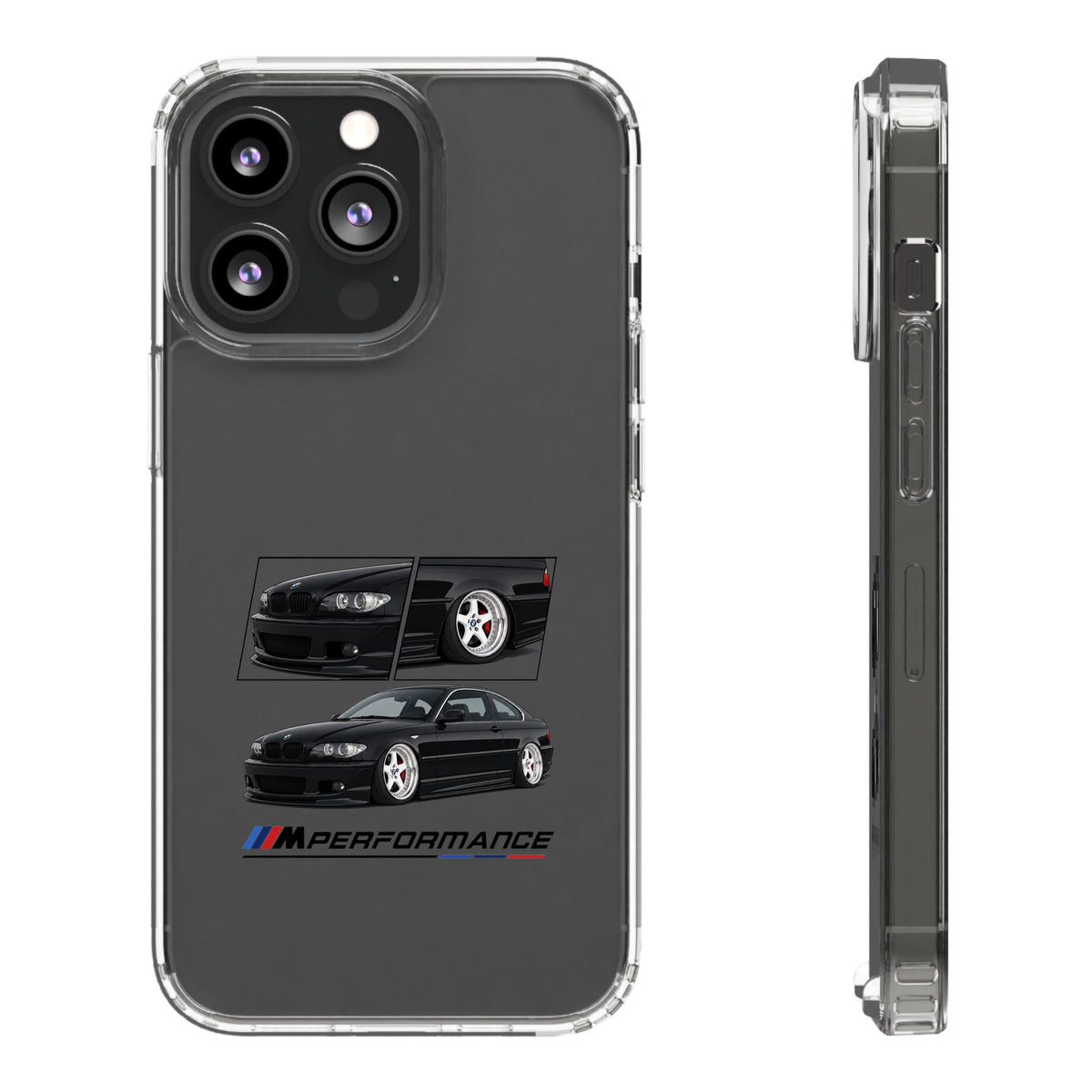 BLACK BMW E46 PHONE CASES