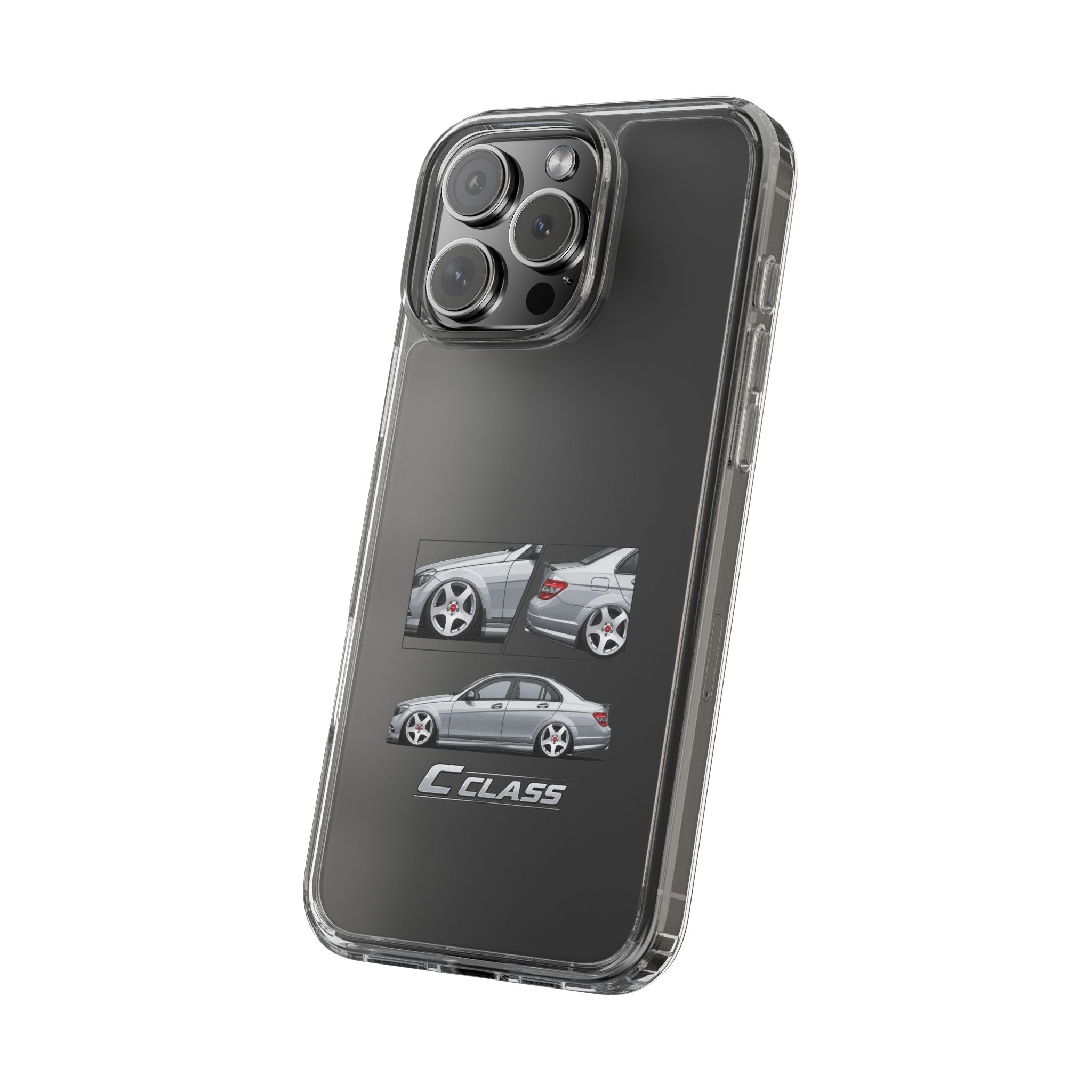 SILVER MERC C-CLASS PHONE CASES
