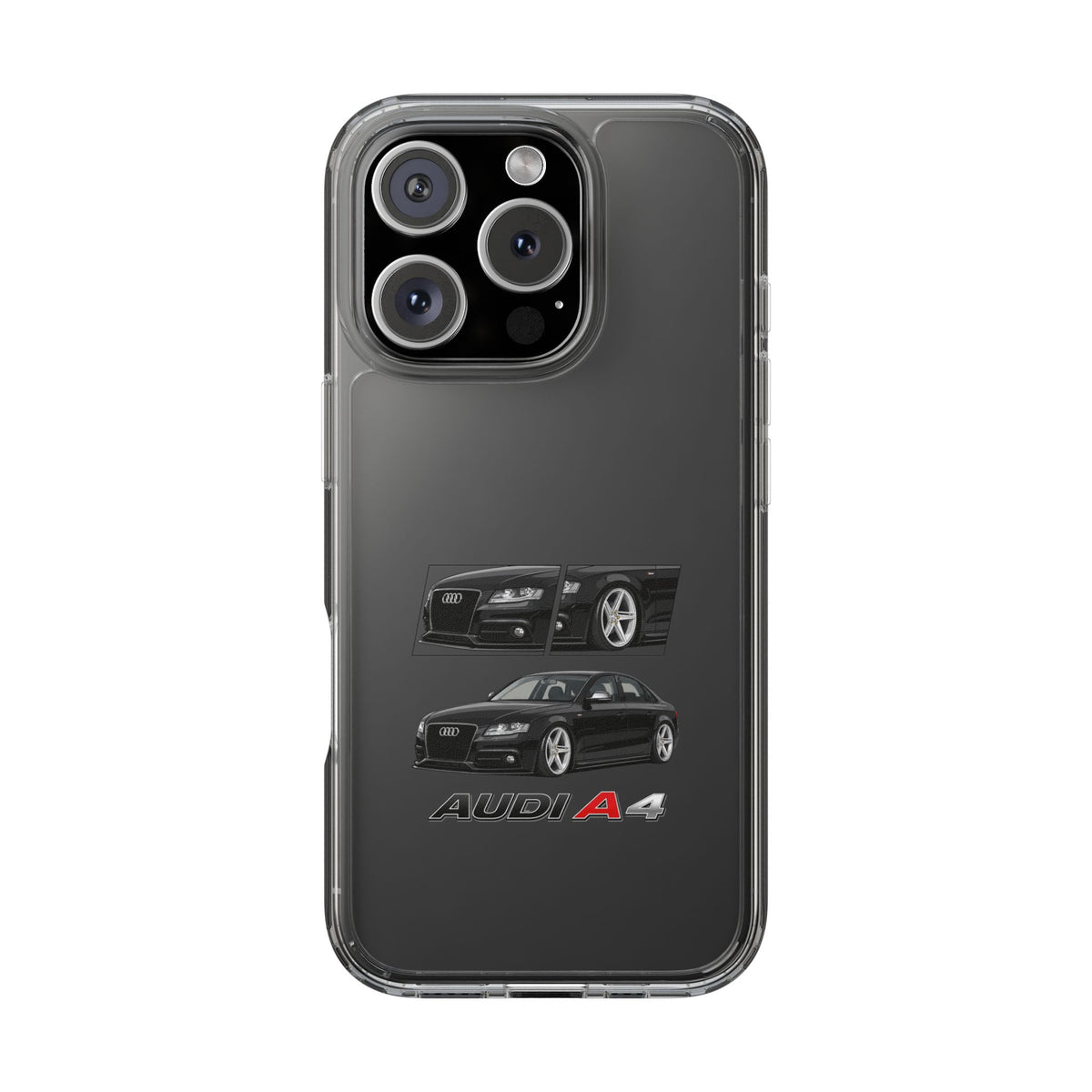 BLACK B8 AUDI A4 PHONE CASES