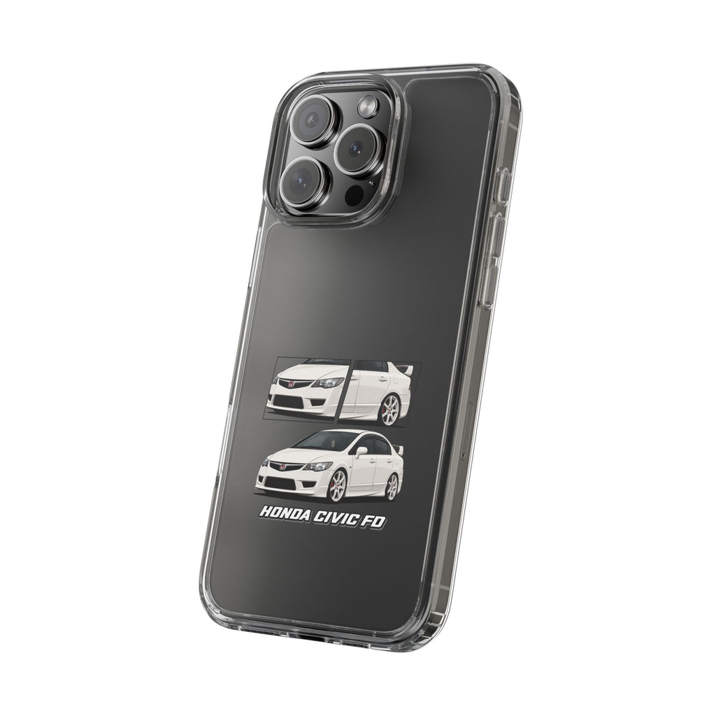 WHITE CIVIC FD PHONE CASES