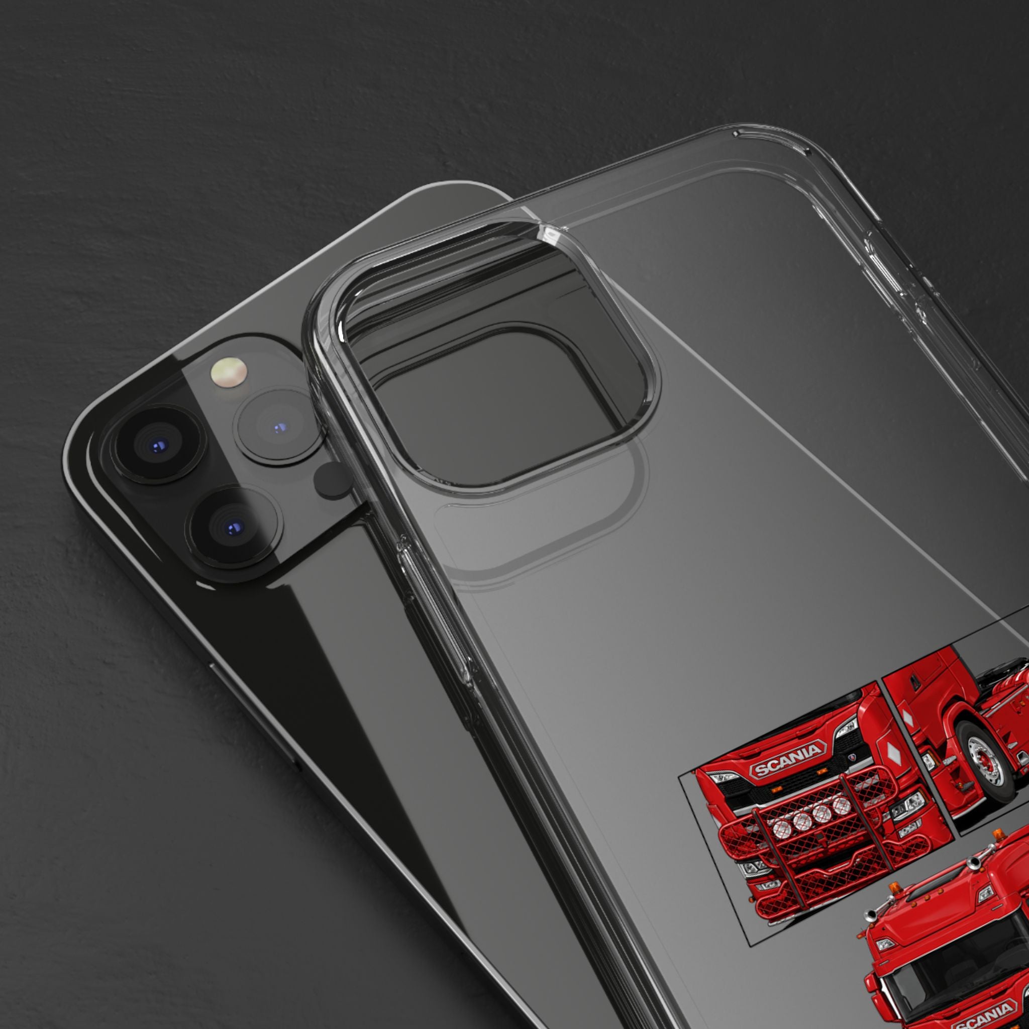 RED SCANIA S-SERIES PHONE CASES