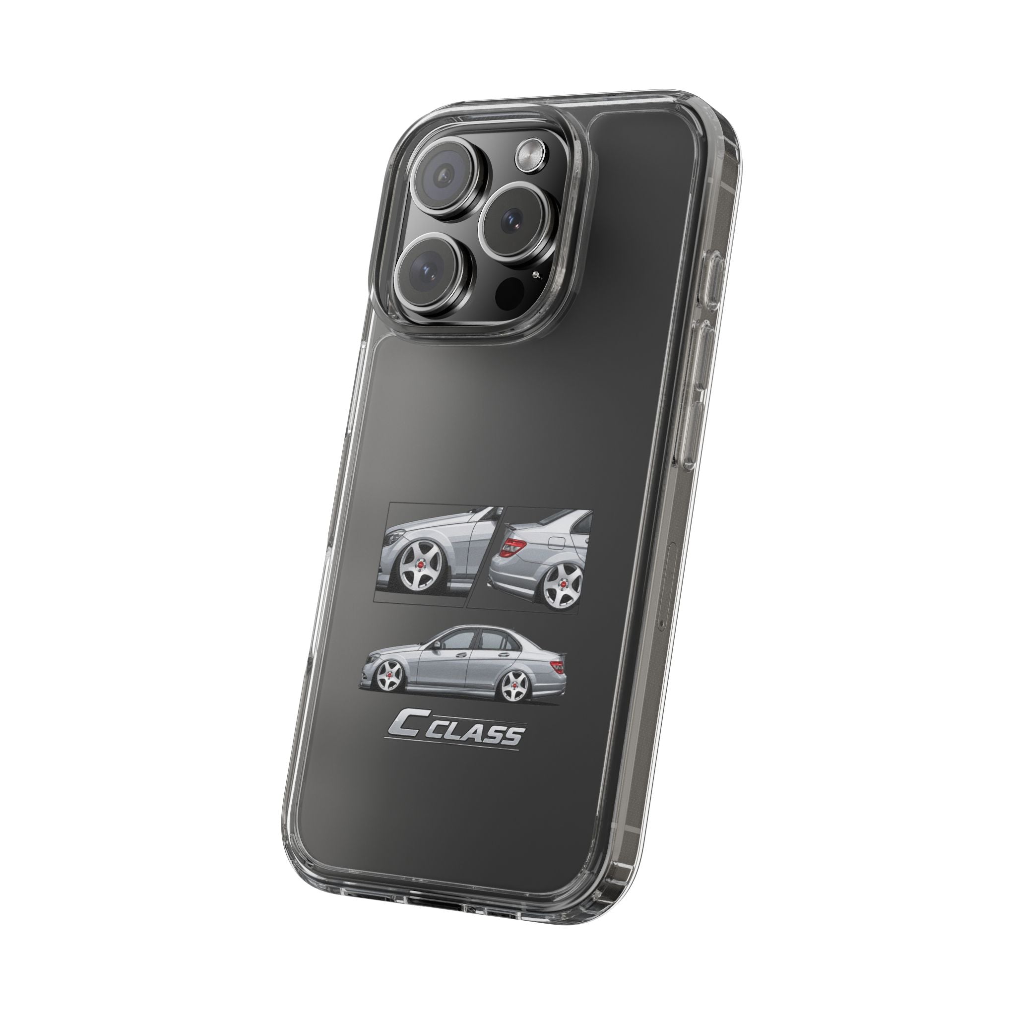 SILVER MERC C-CLASS PHONE CASES