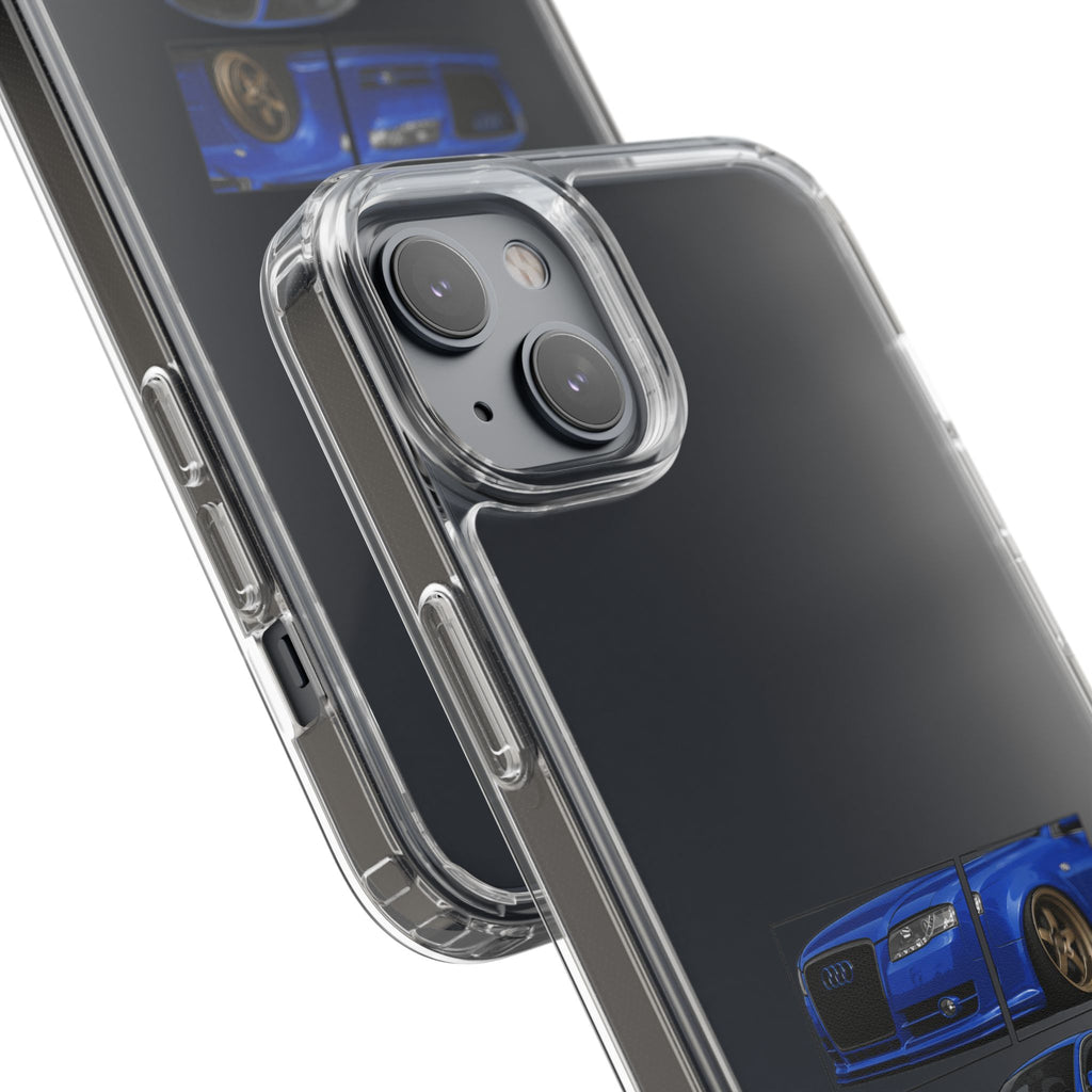 BLUE B7 AUDI A4 PHONE CASES