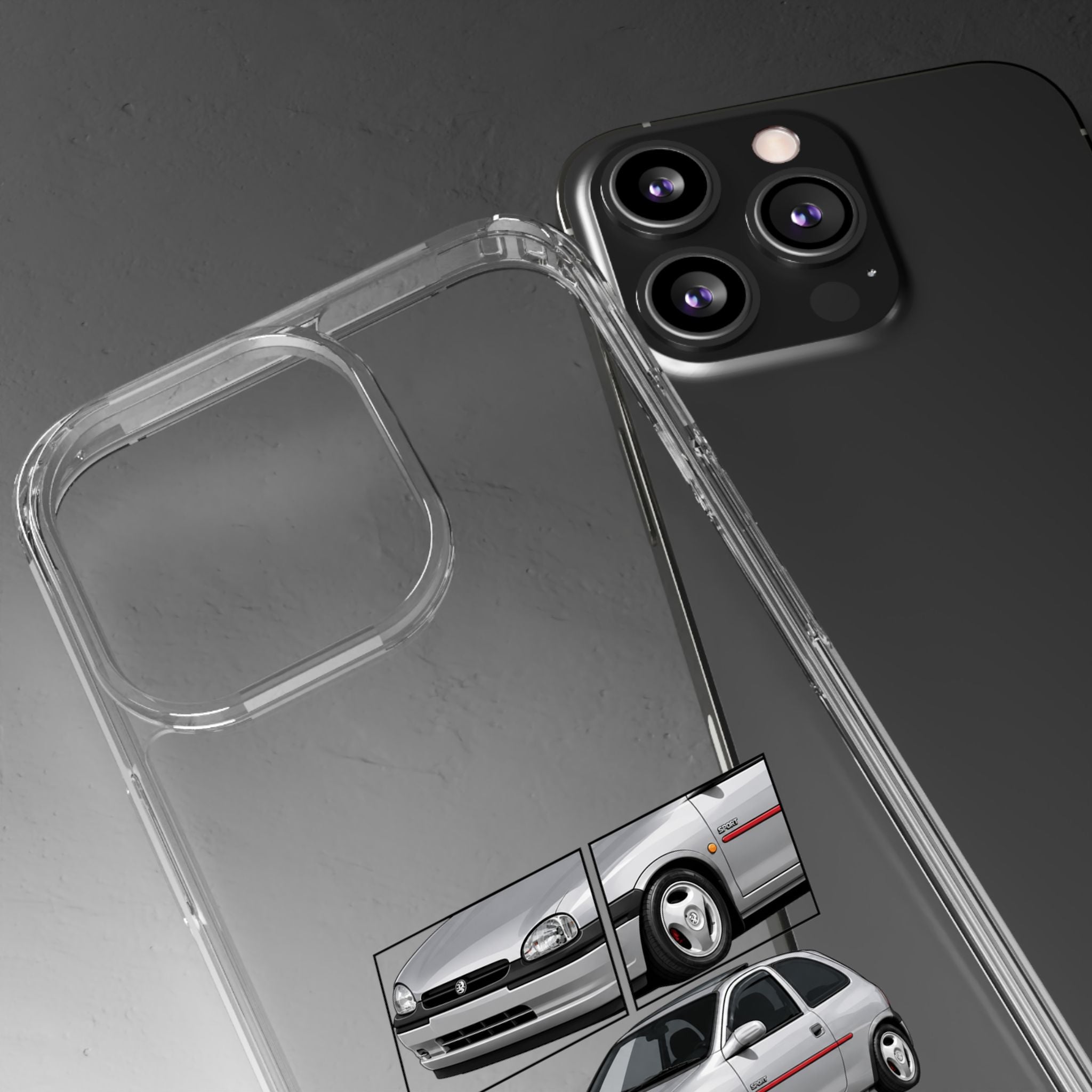 SILVER CORSA B PHONE CASES