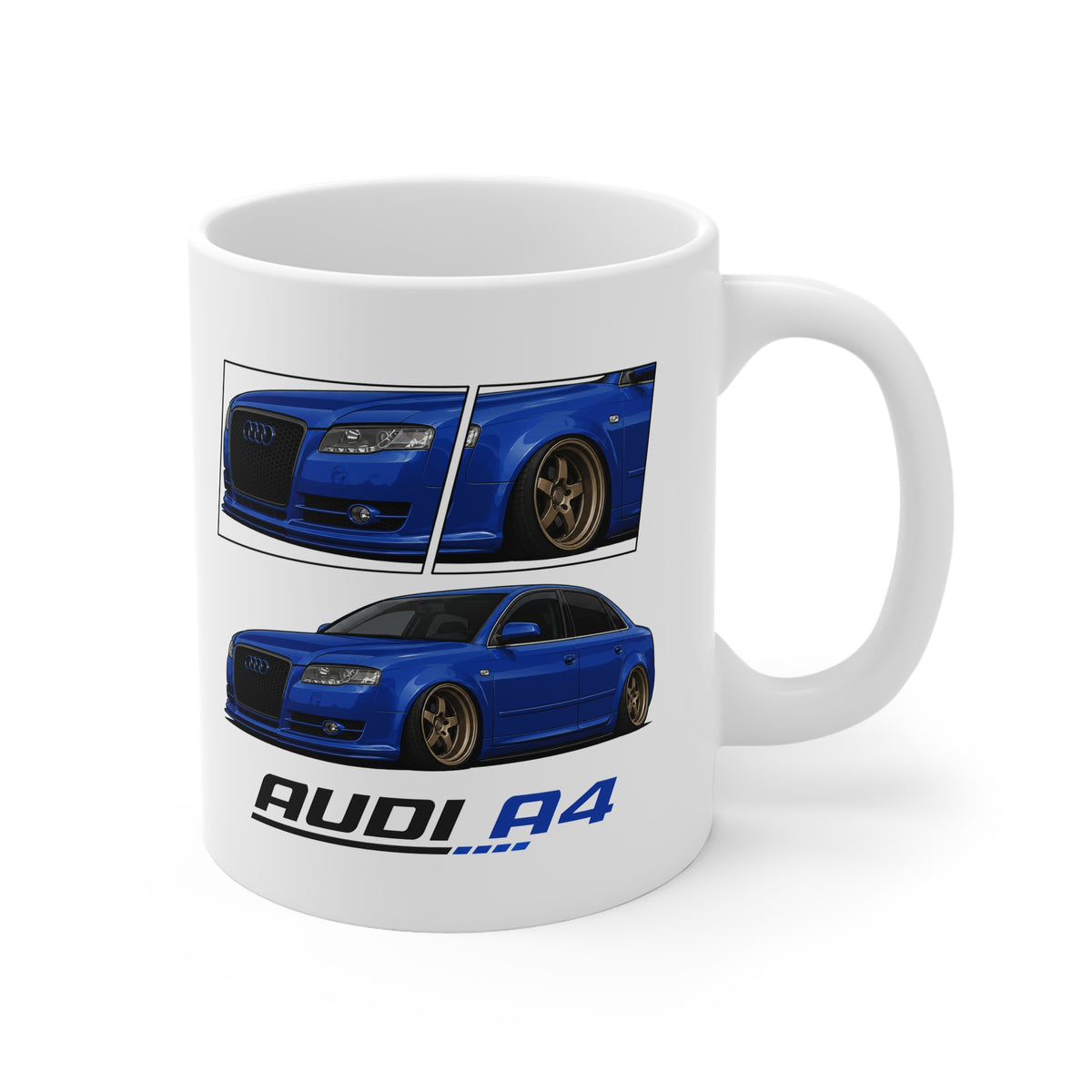 BLUE B7 AUDI A4 MUG