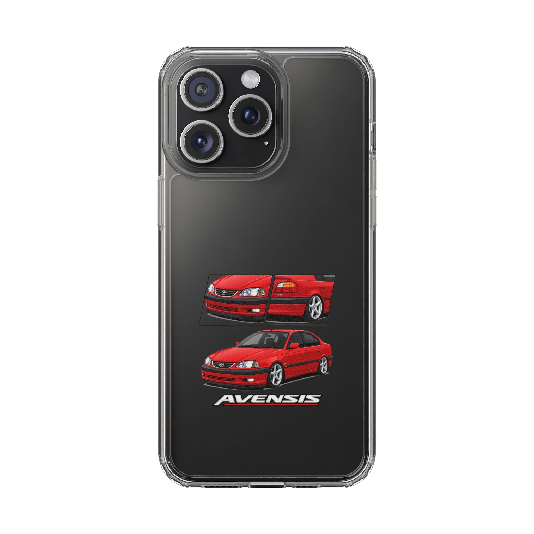RED TOYOTA AVENSIS PHONE CASES