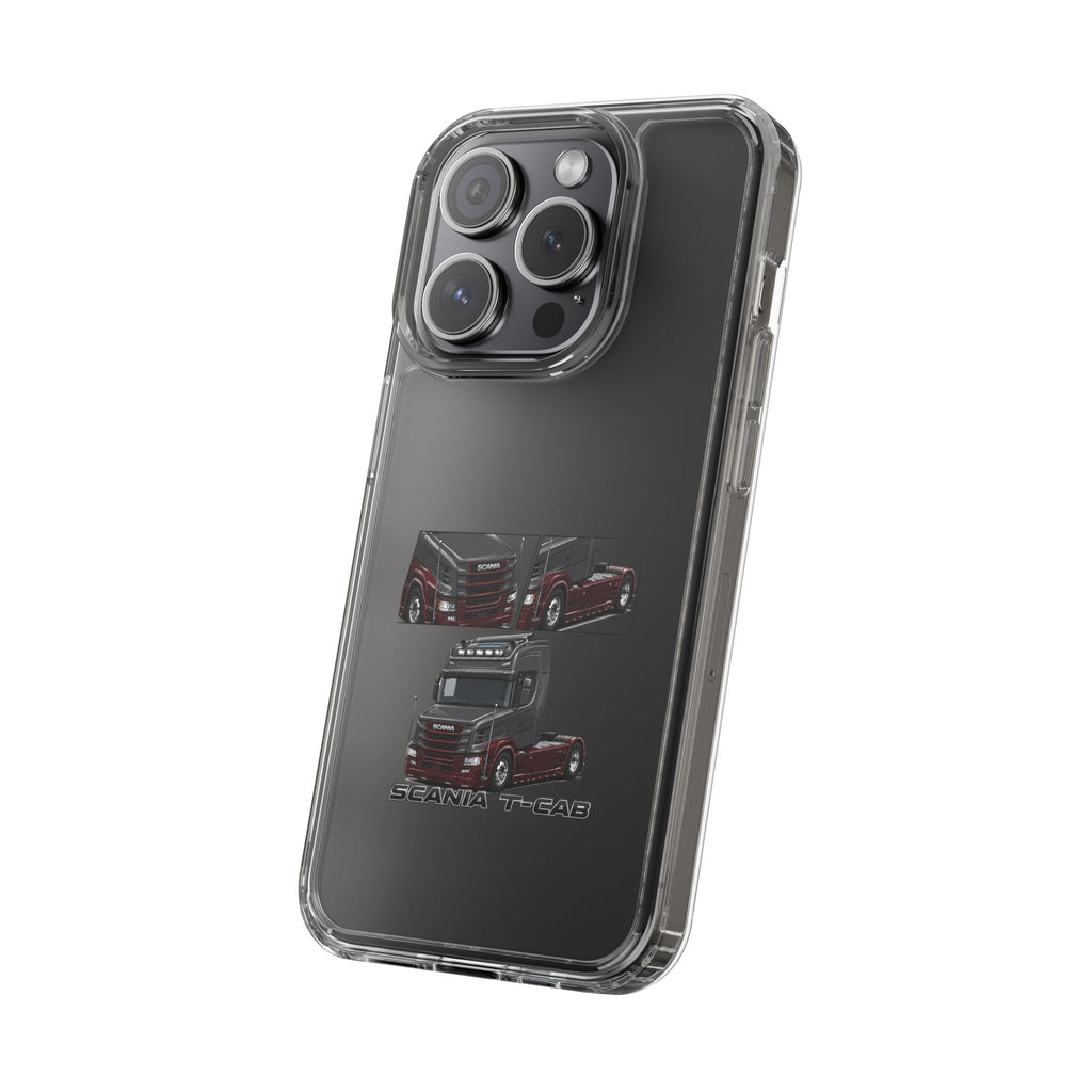 GREYBURGANDY SCANIA T-CAB PHONE CASES