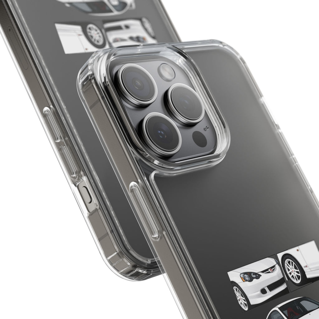 WHITE INTEGRA DC5 TYPE R PHONE CASES