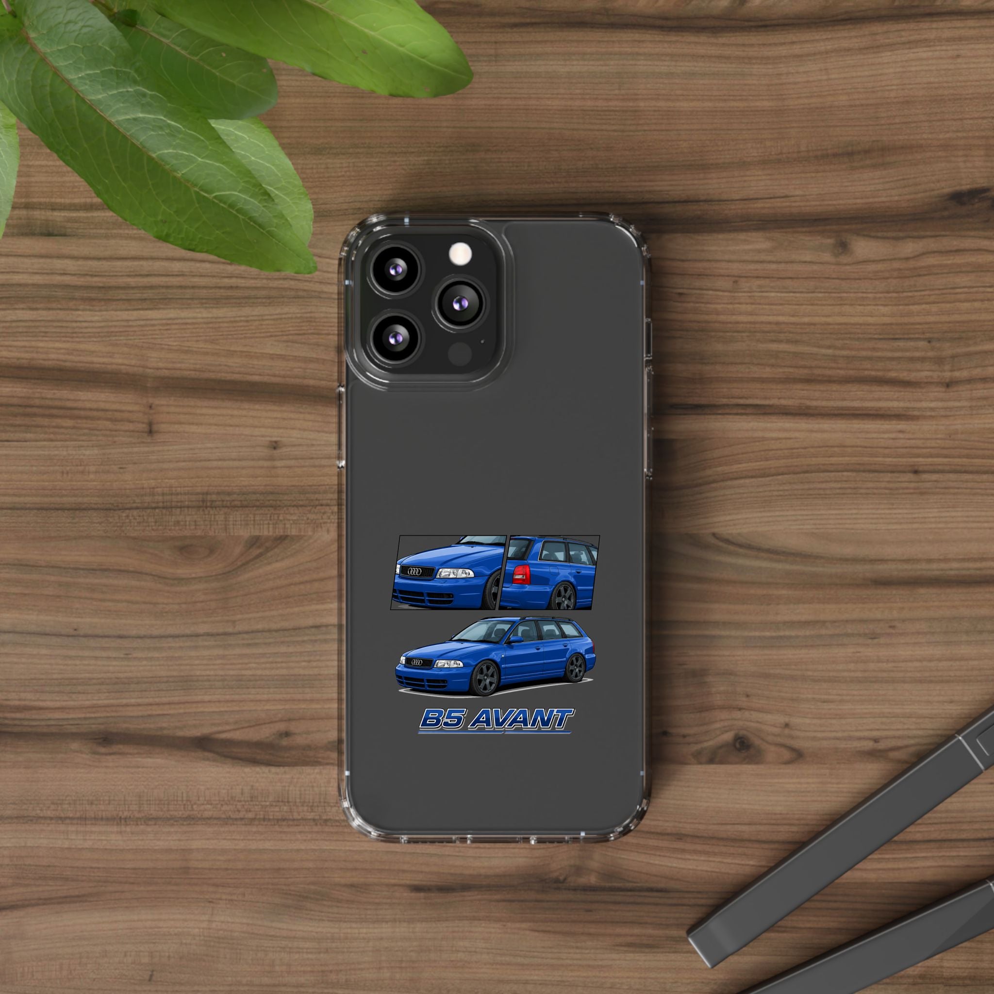 BLUE AUDI A4 B5 AVANT PHONE CASE