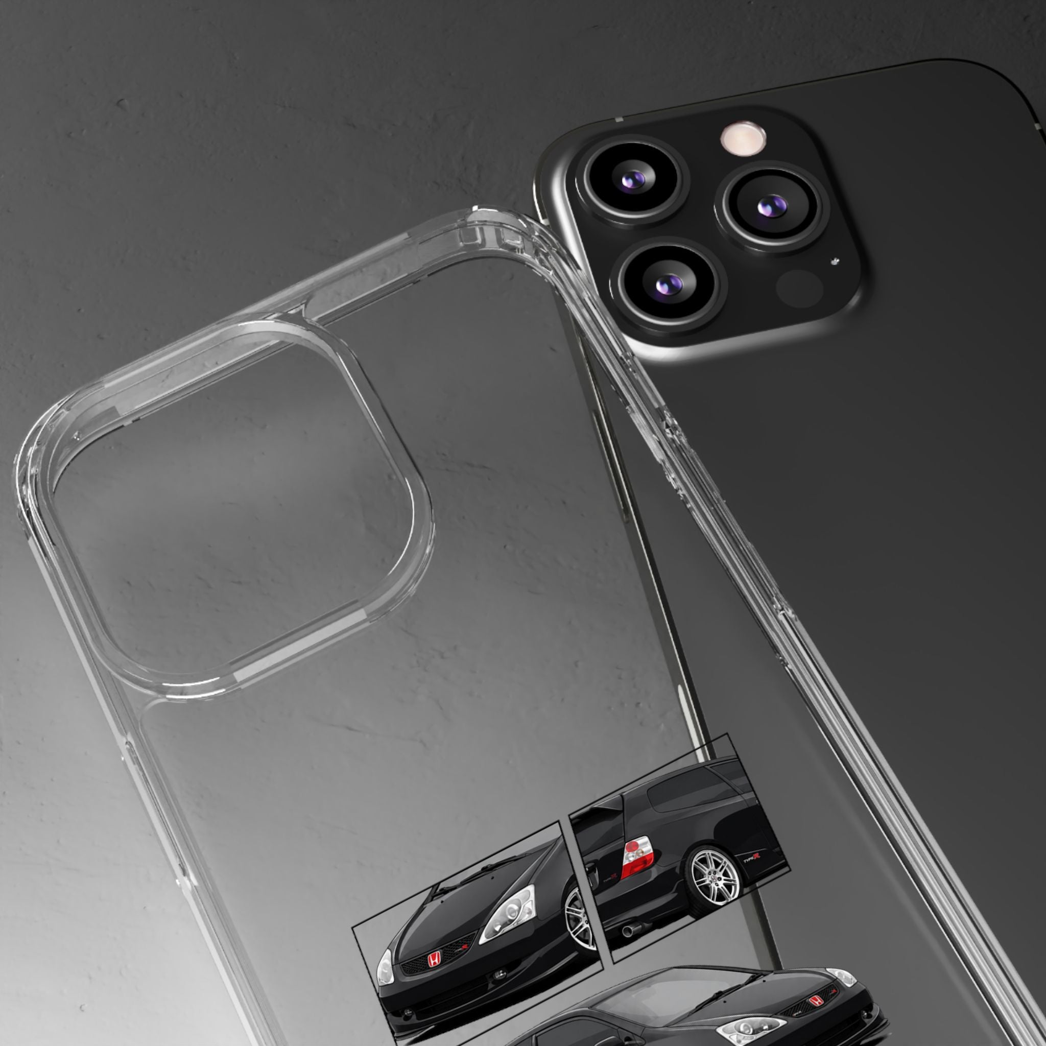 BLACK EP3 TYPE R PHONE CASES