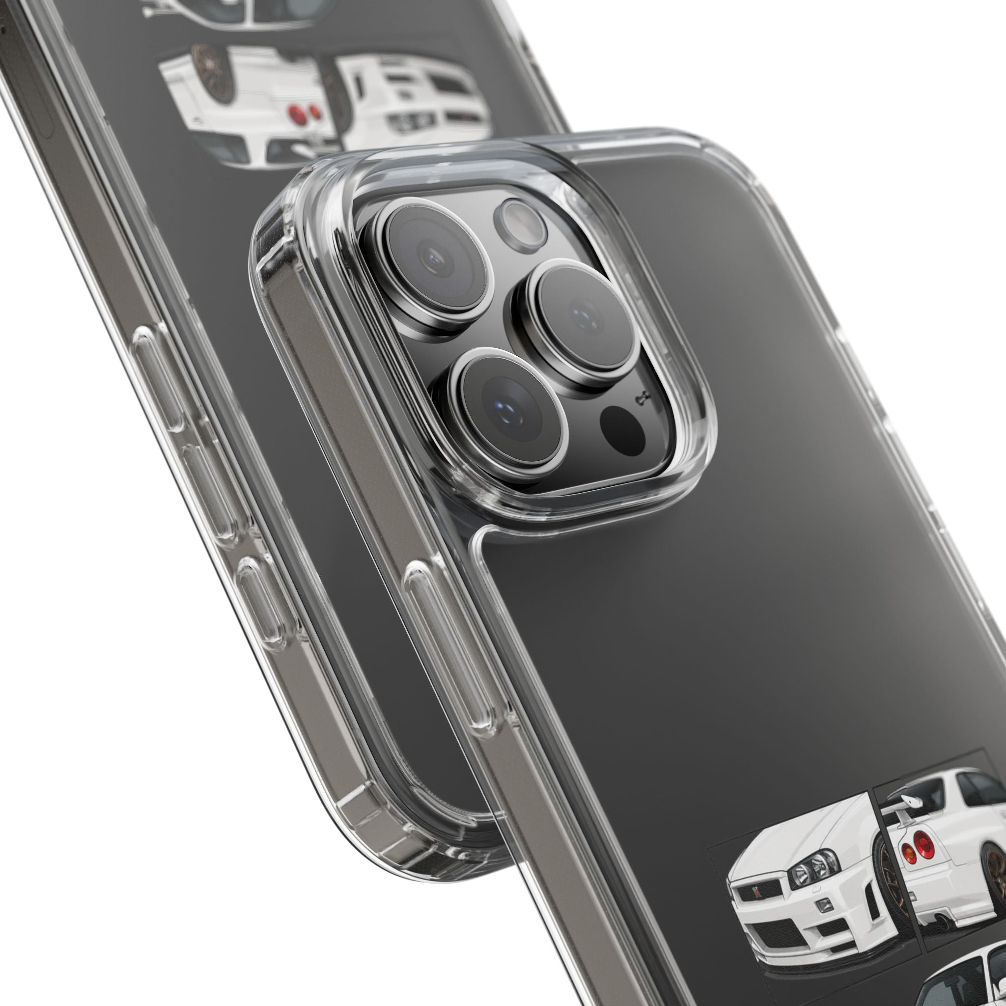 WHITE R34 GTR PHONE CASES