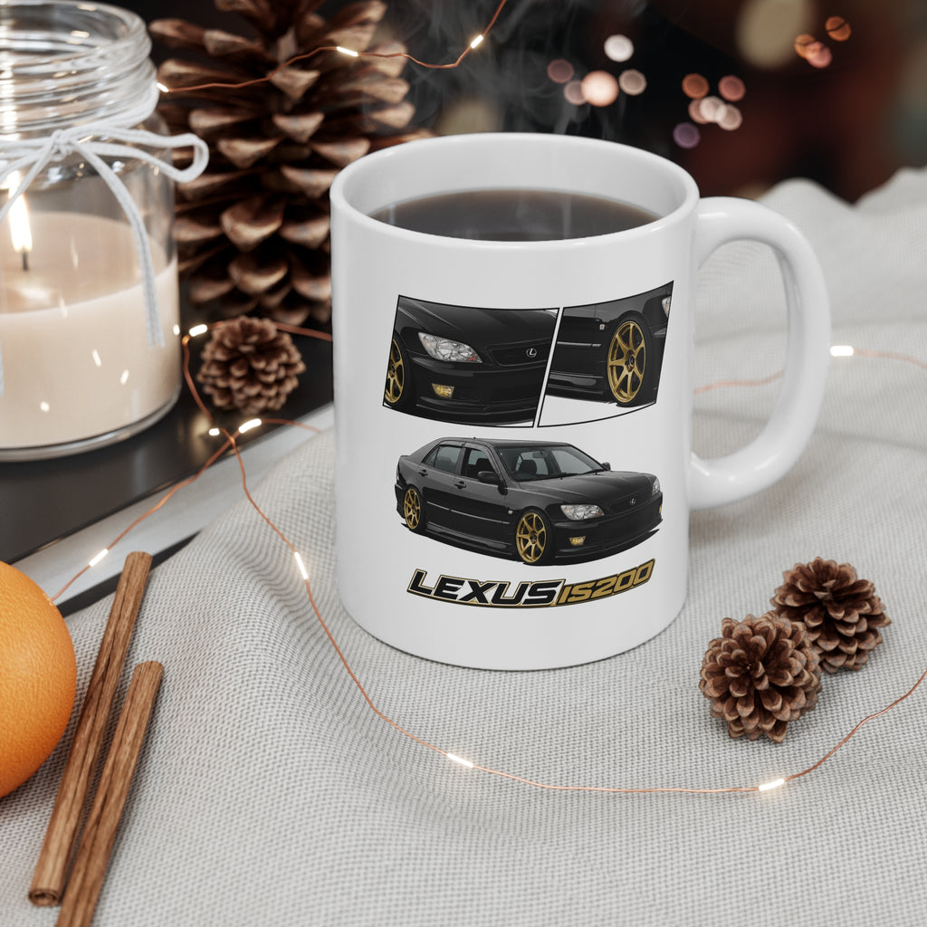 BLACK LEXUS IS200 MUG