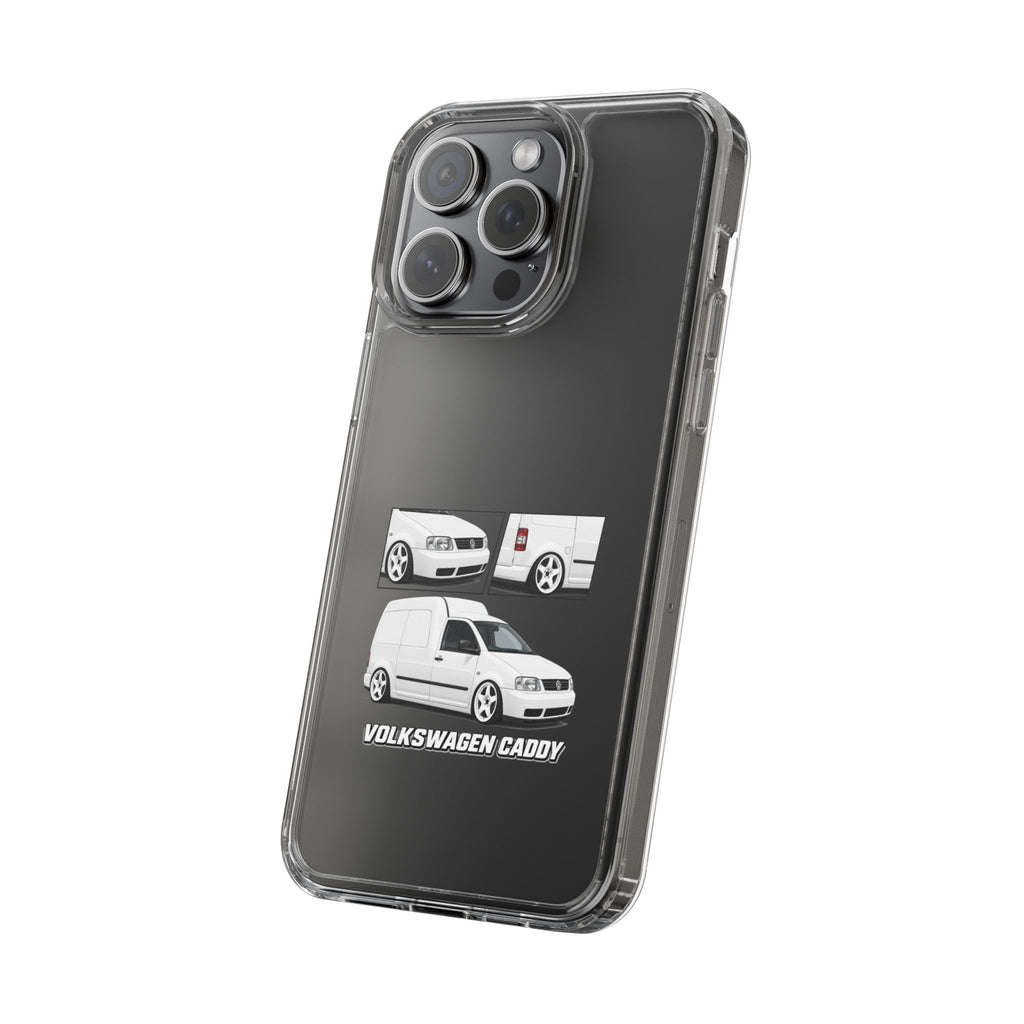 WHITE VW CADDY PHONE CASES