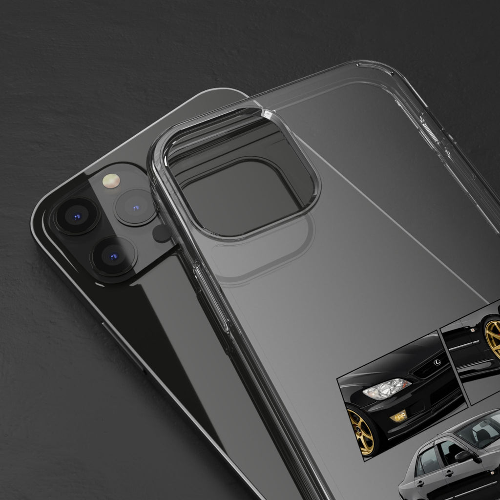 BLACK LEXUS IS200 PHONE CASES