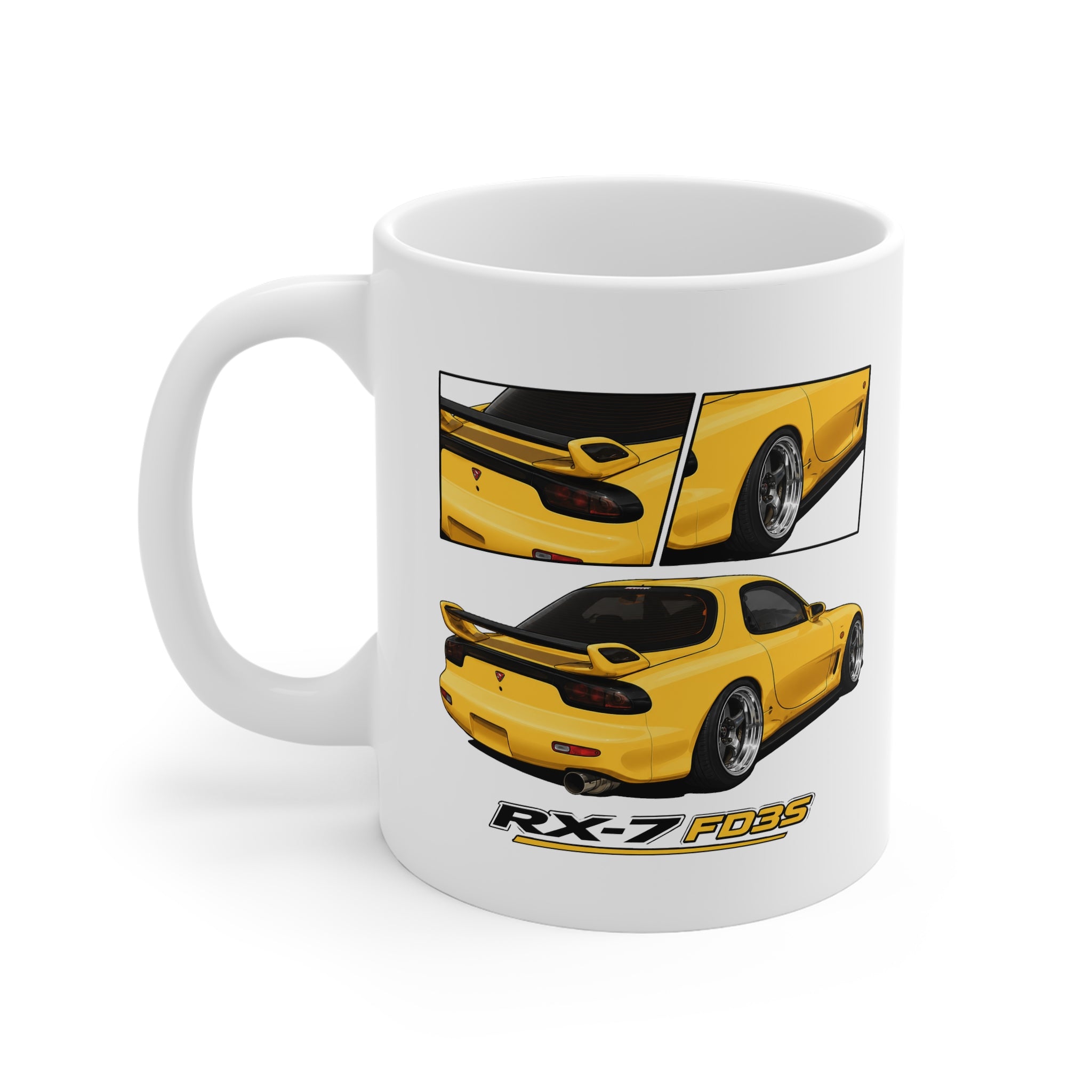 YELLOW MAZDA RX7