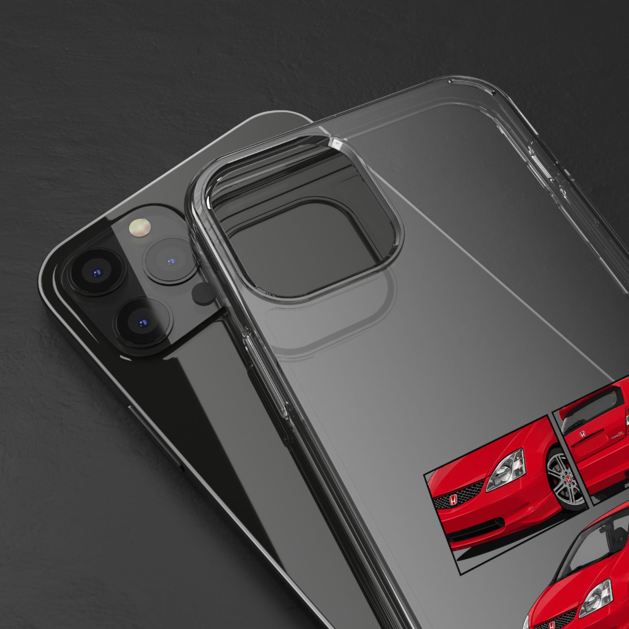 RED CIVIC TYPE R PHONE CASES
