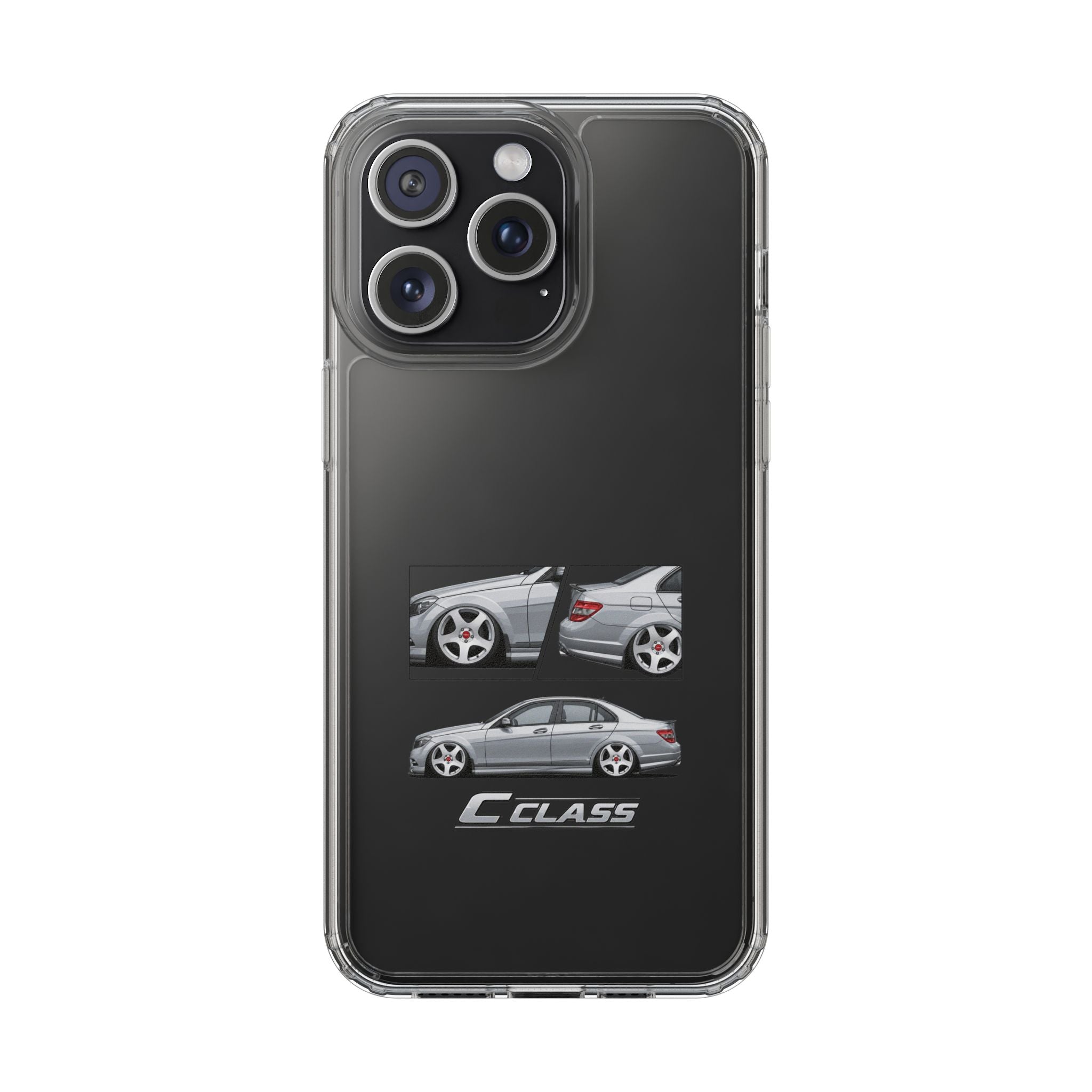 SILVER MERC C-CLASS PHONE CASES
