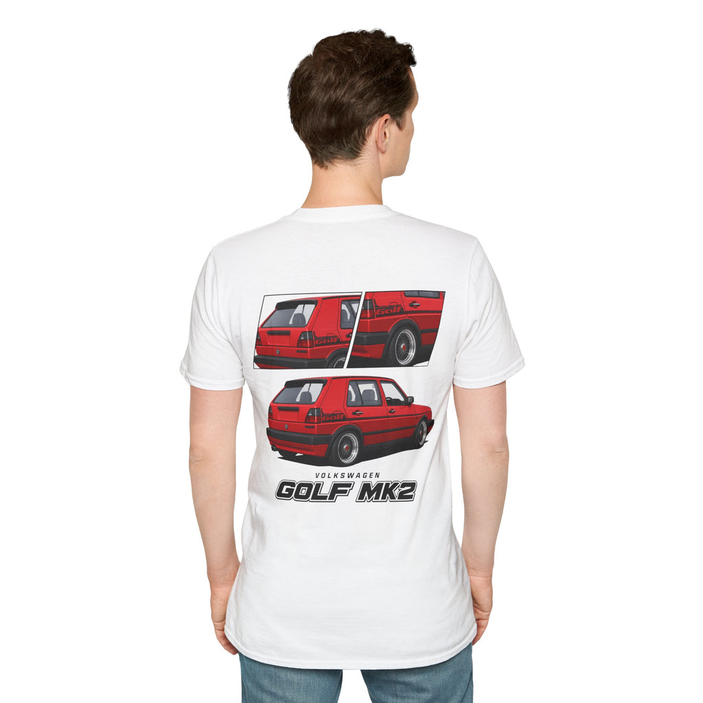 RED MK2 GOLF T-SHIRT
