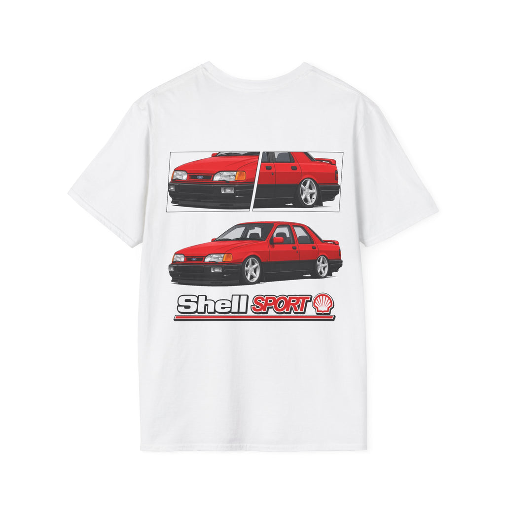 RED OVER BLACK SIERRA SAPPHIRE T-SHIRT