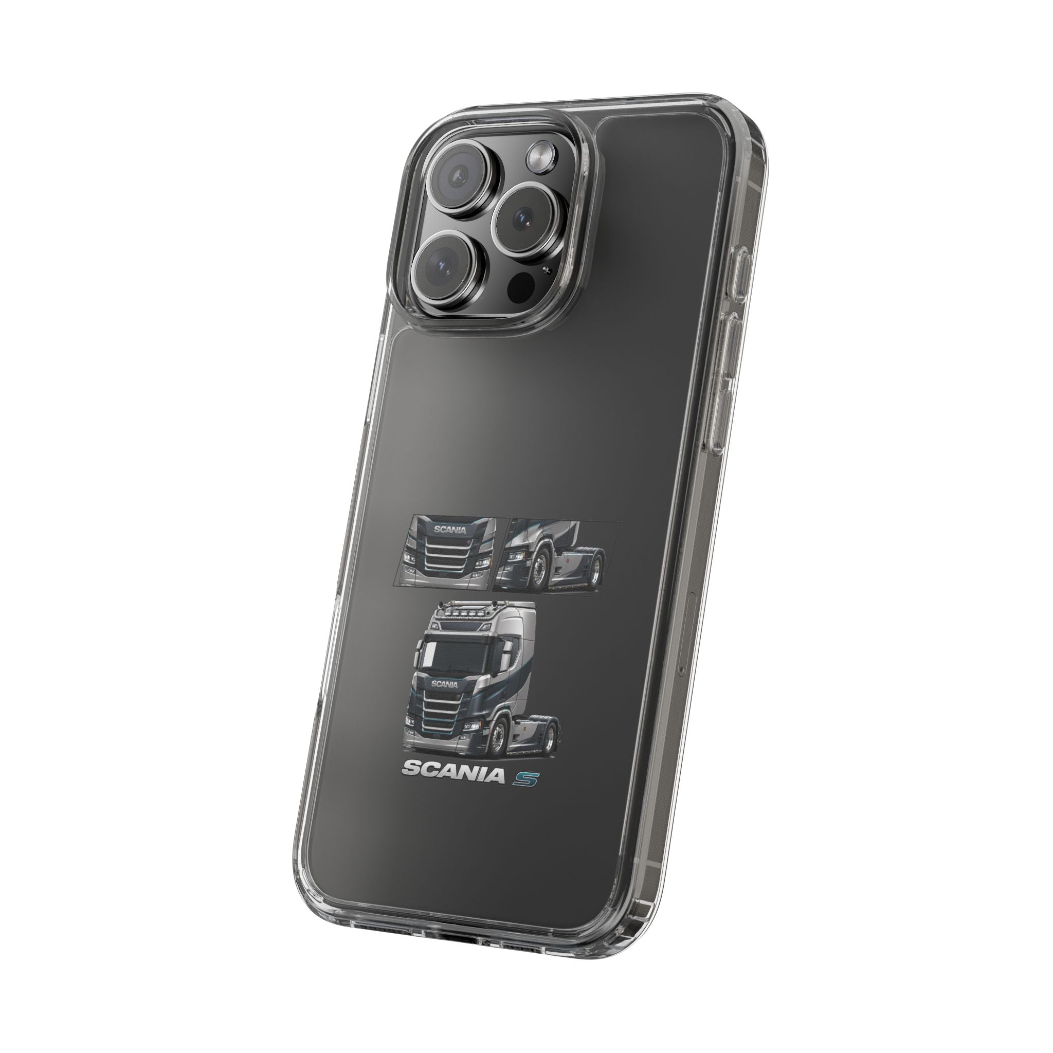 GREY SILVER SCANIA S-SERIES PHONE CASES