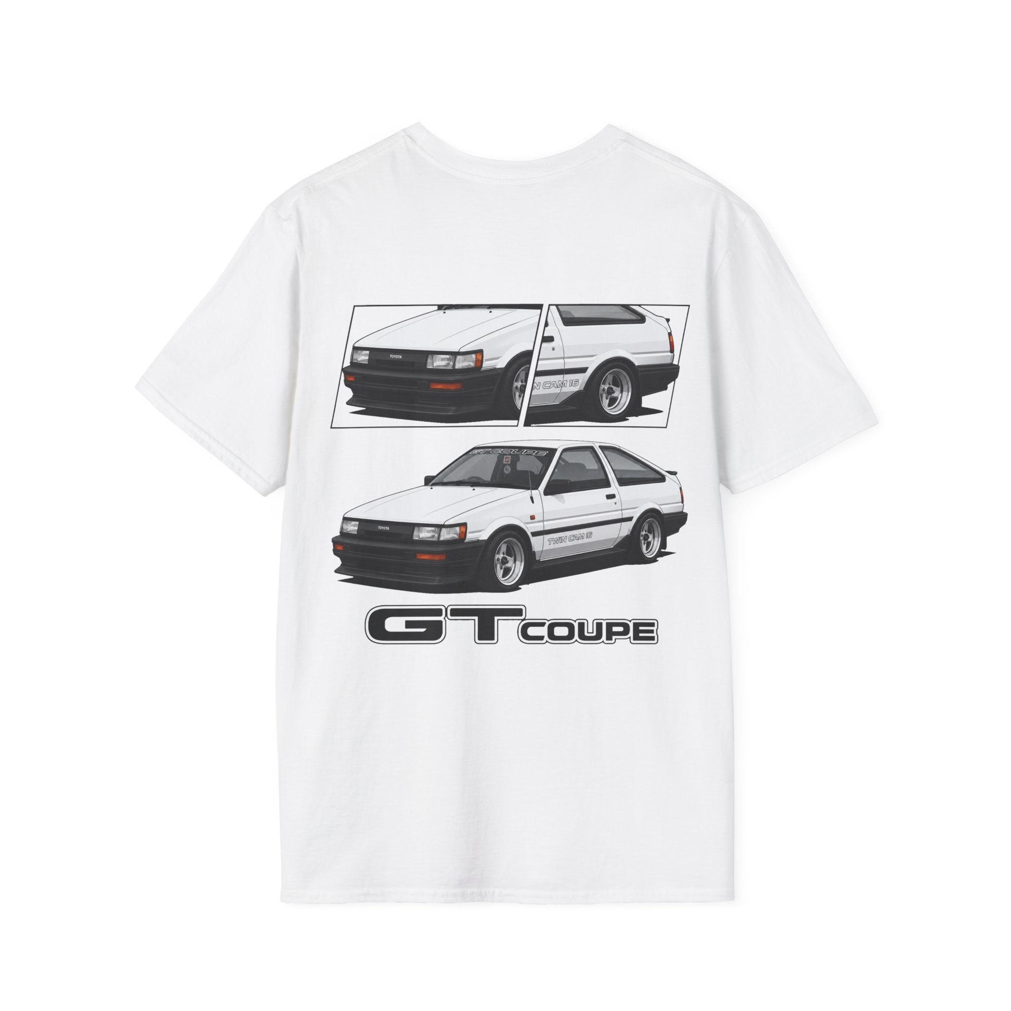 WHITE AE86 TWINCAM T-SHIRT