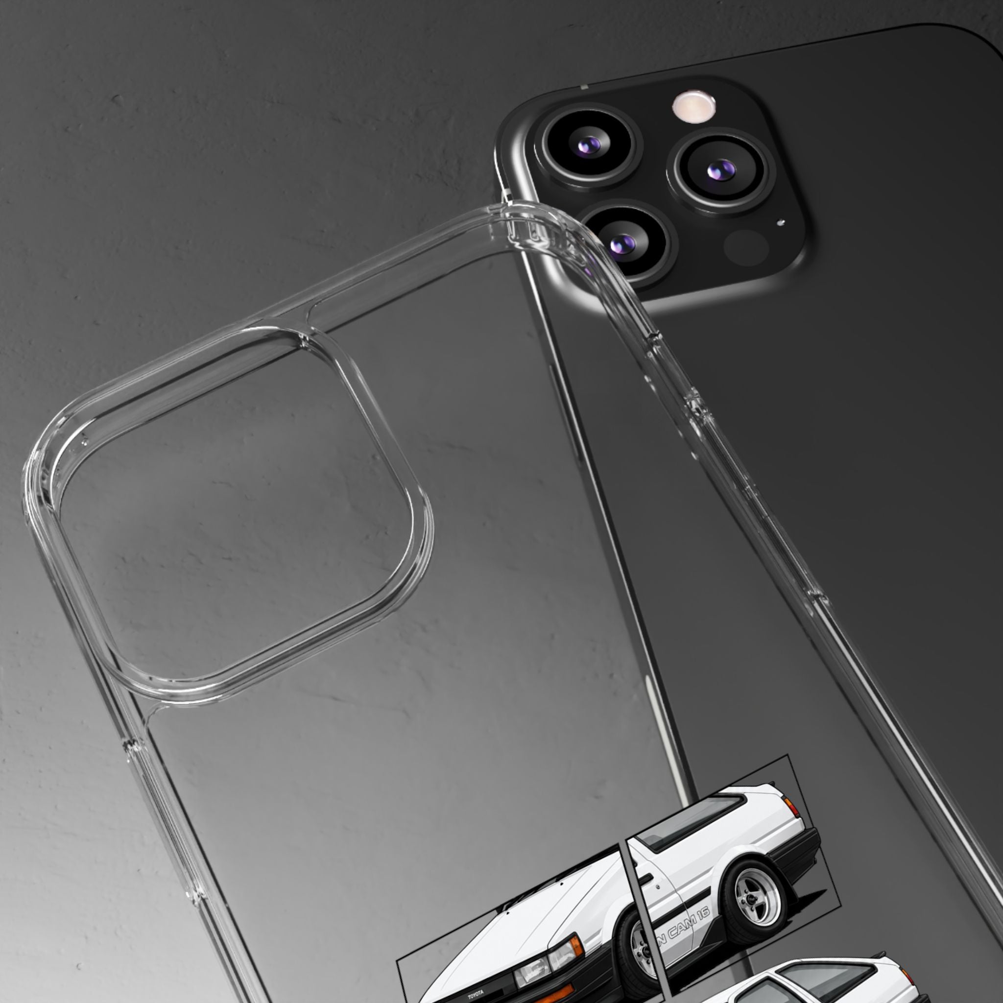 WHITE AE86 TWINCAM PHONE CASES