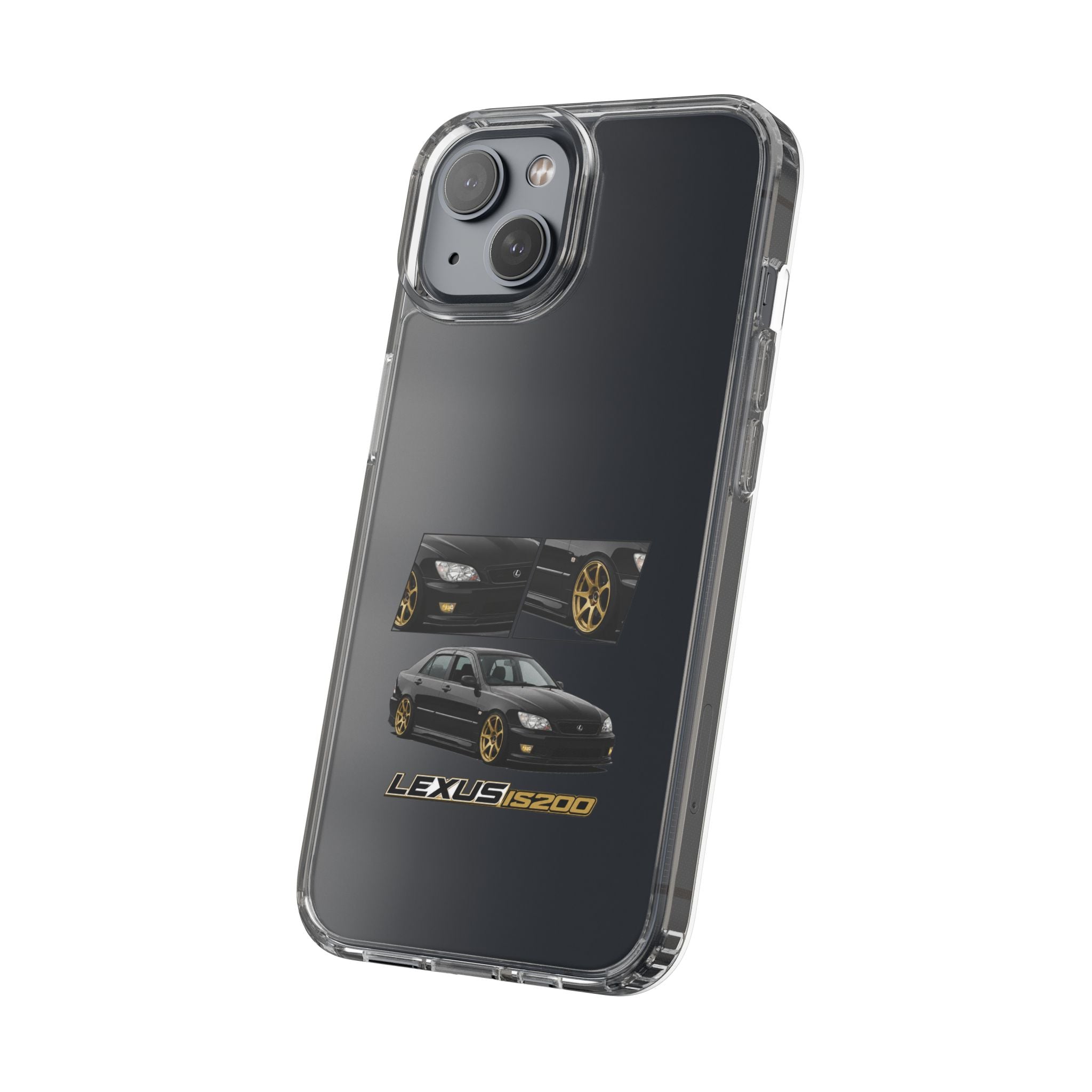 BLACK LEXUS IS200 PHONE CASES