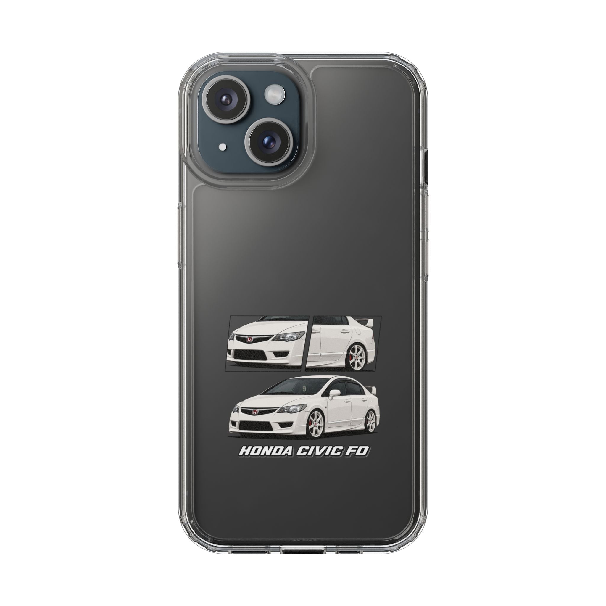 WHITE CIVIC FD PHONE CASES