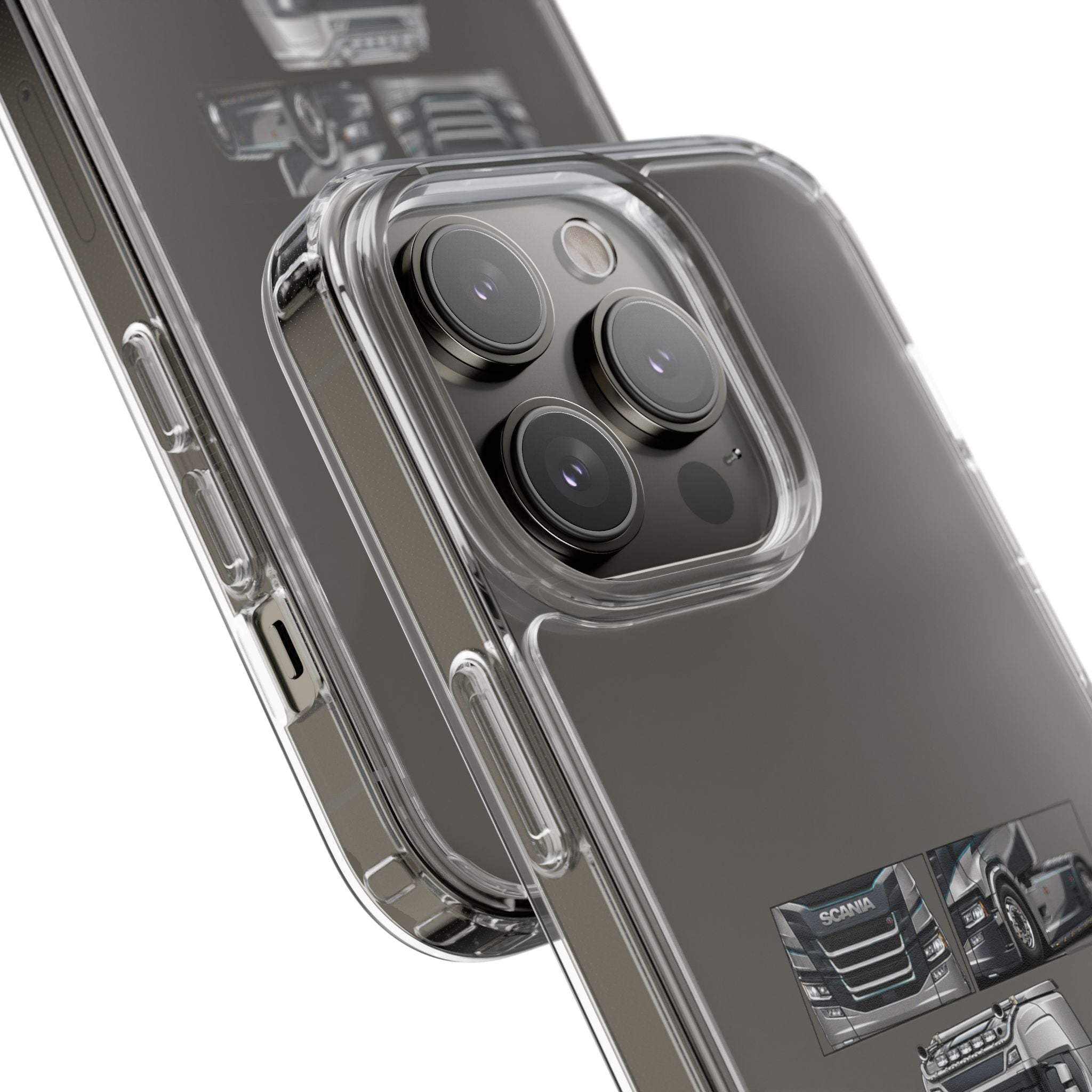 GREY SILVER SCANIA S-SERIES PHONE CASES