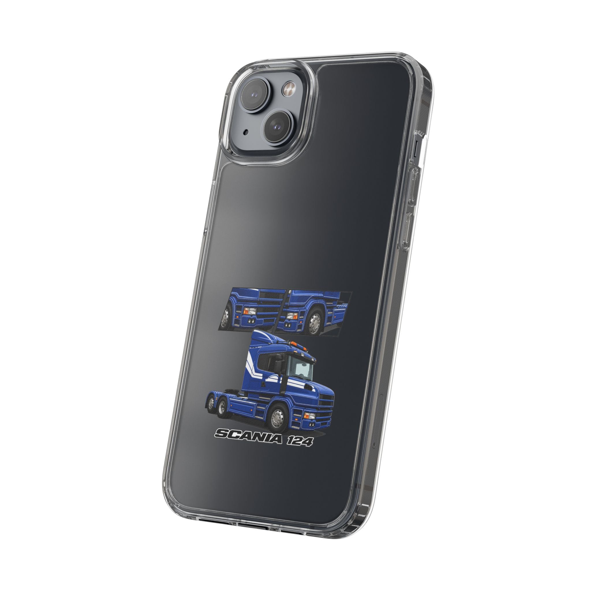 BLUE SCANIA 124 PHONE CASES