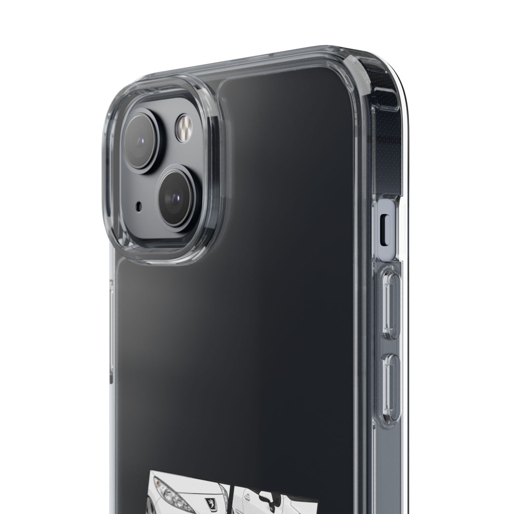 WHITE PEUGEOT 207 PHONE CASES