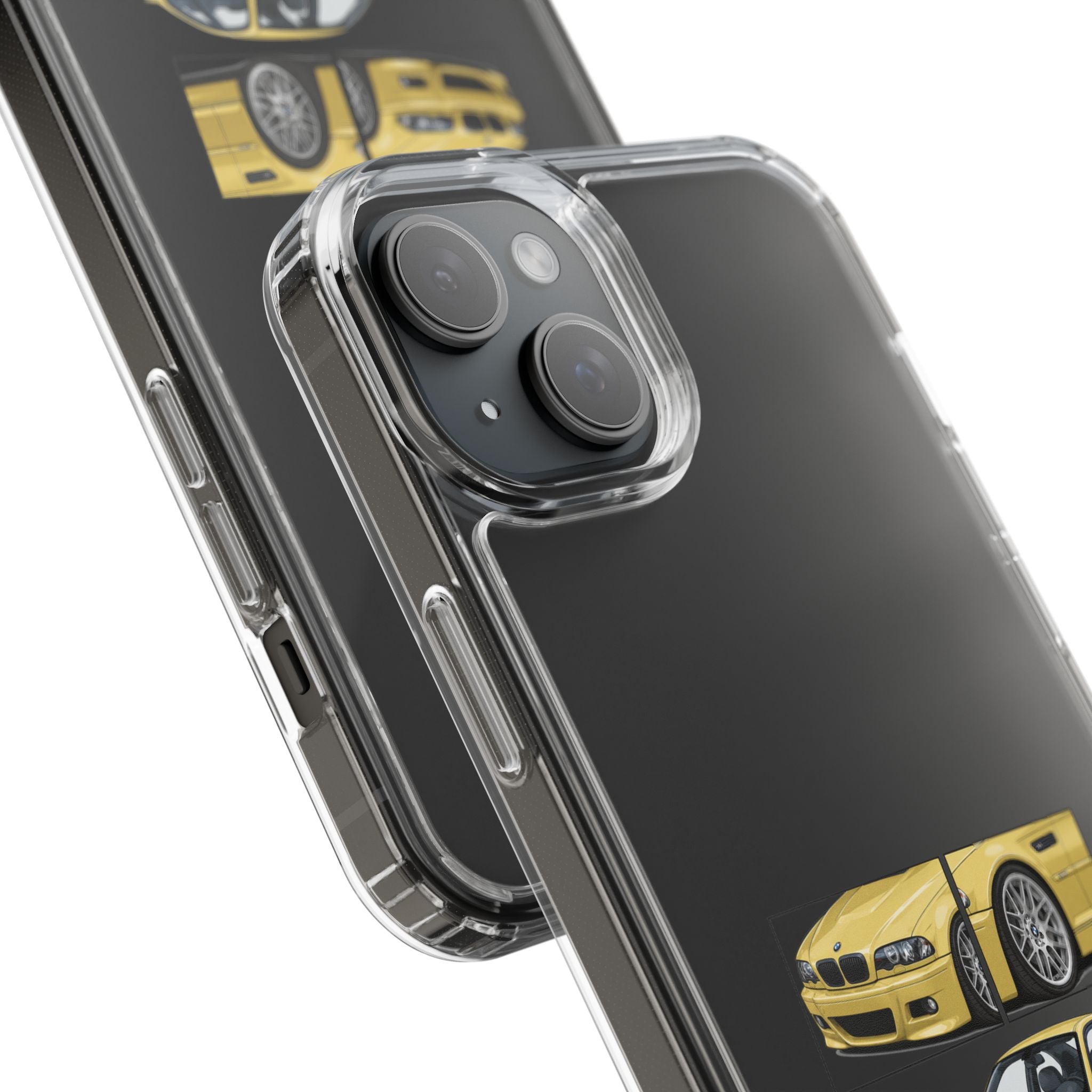 YELLOW BMW E46 PHONE CASES