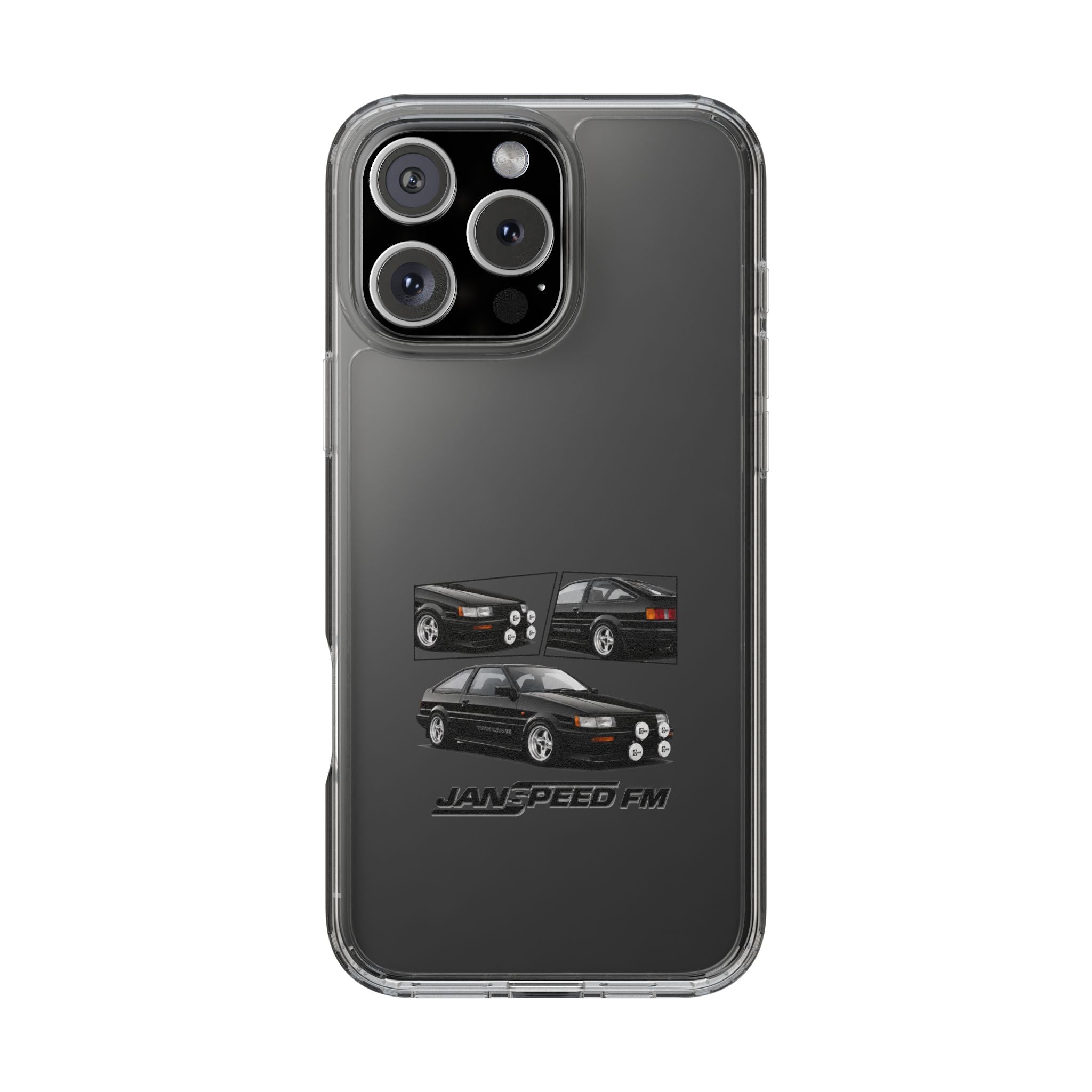 BLACK AE86 TWINCAM PHONE CASES
