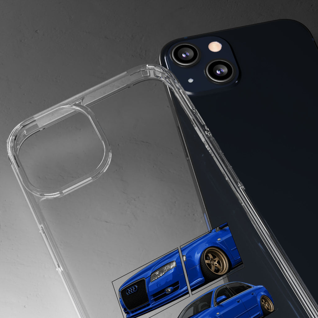 BLUE B7 AUDI A4 PHONE CASES