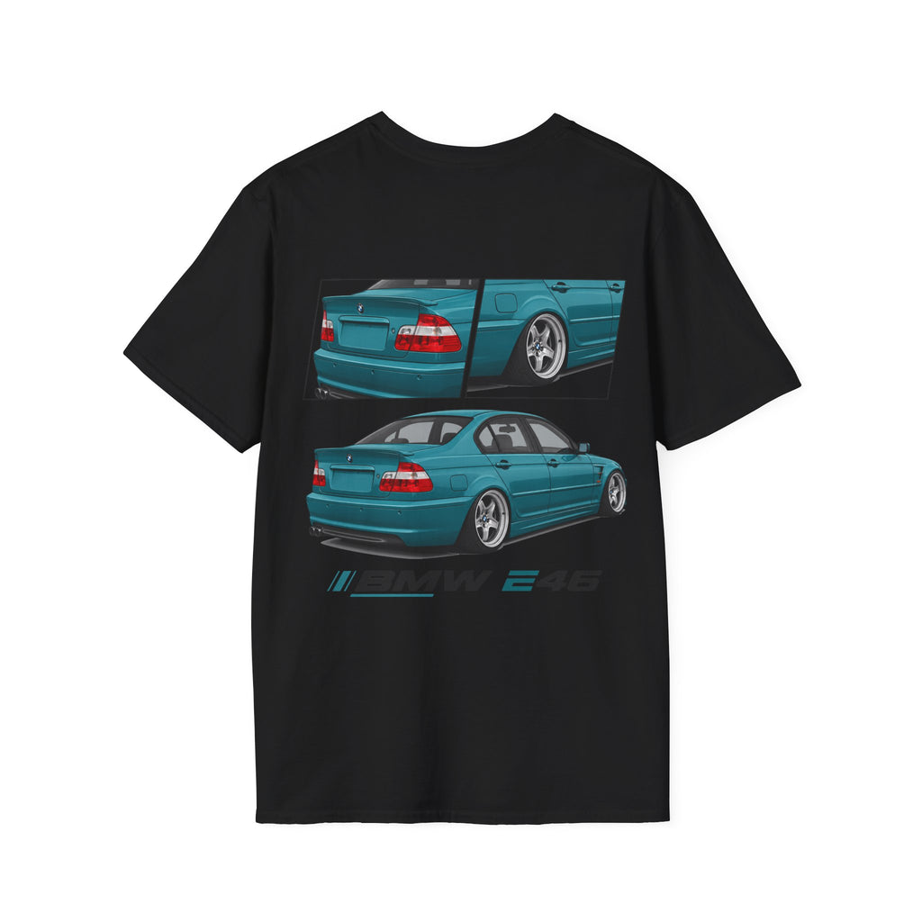 TURQUOISE BMW E46 T-SHIRT