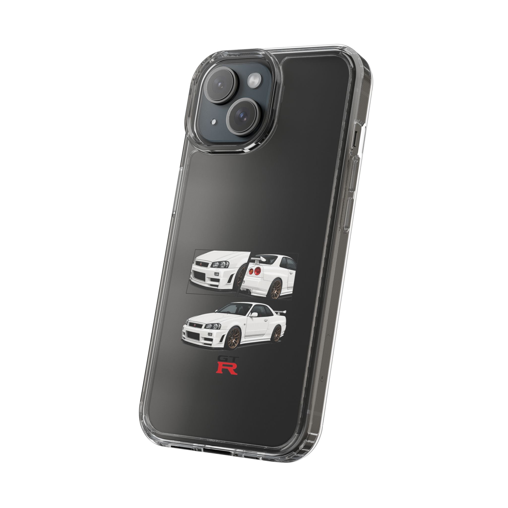 WHITE R34 GTR PHONE CASES